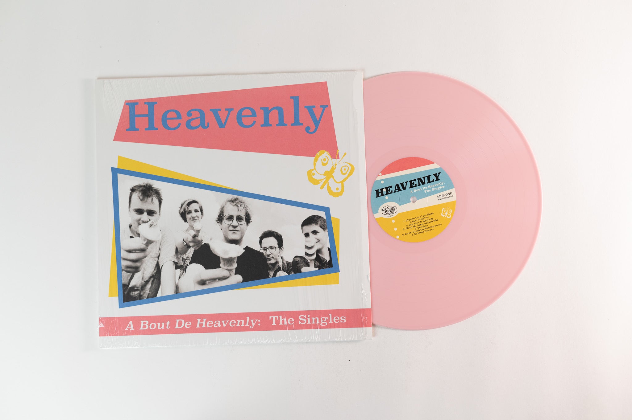 Heavenly - A Bout De Heavenly: The Singles on Damaged Goods - Pink Vinyl