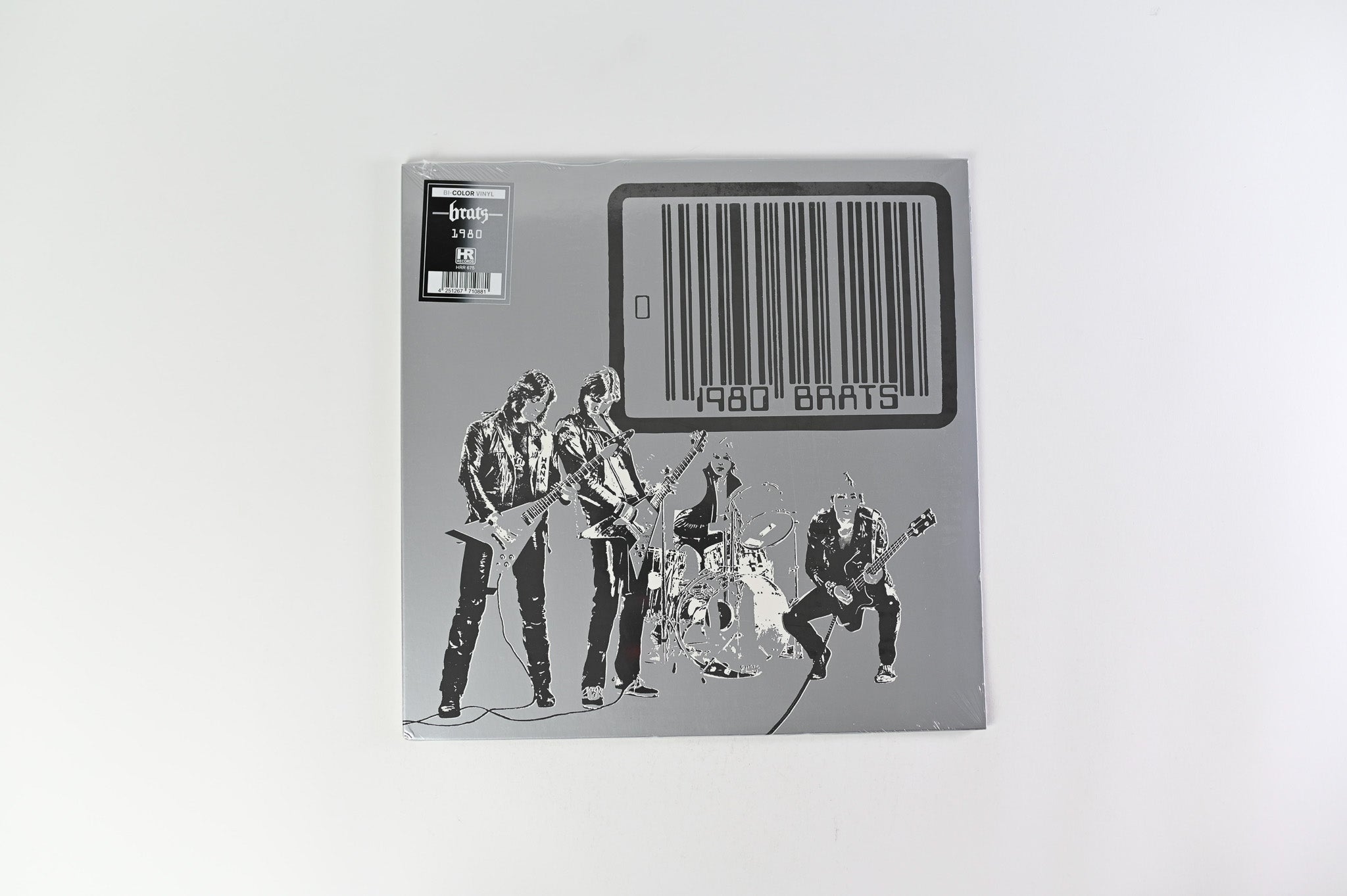 Brats - 1980 SEALED on High Roller Records Black/Silver Bi-Color Vinyl