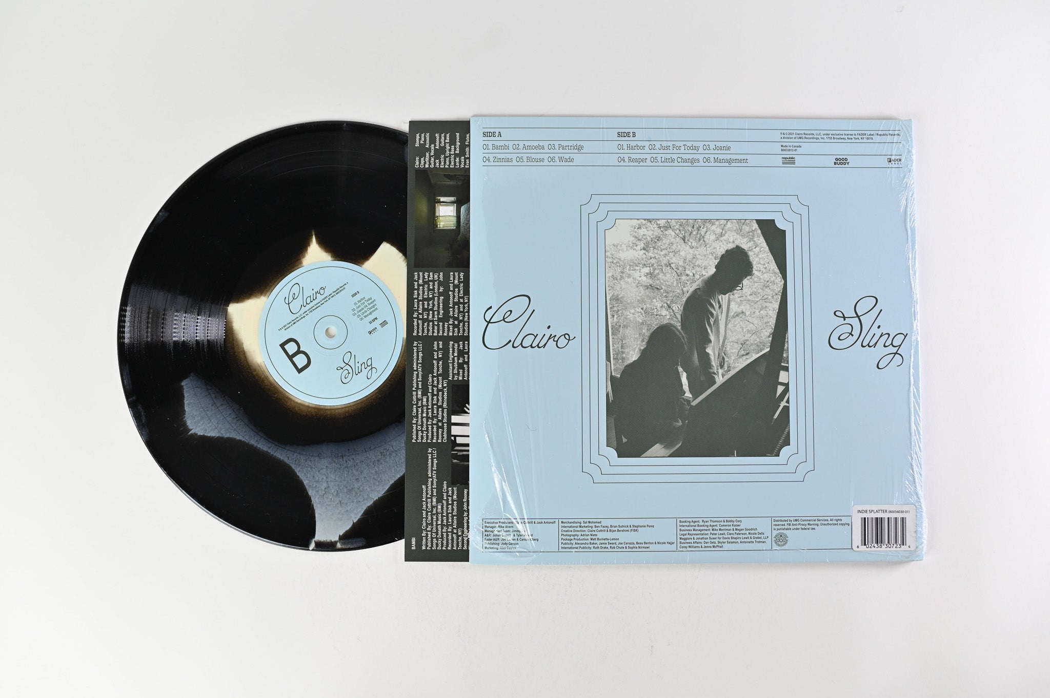 Clairo - Sling on Fader Label/Republic Records RSD Limited Edition on Black & White Swirl Vinyl