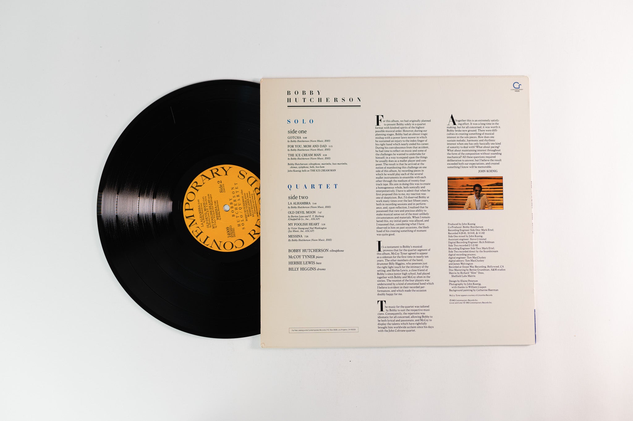 Bobby Hutcherson - Solo / Quartet on Contemporary Records