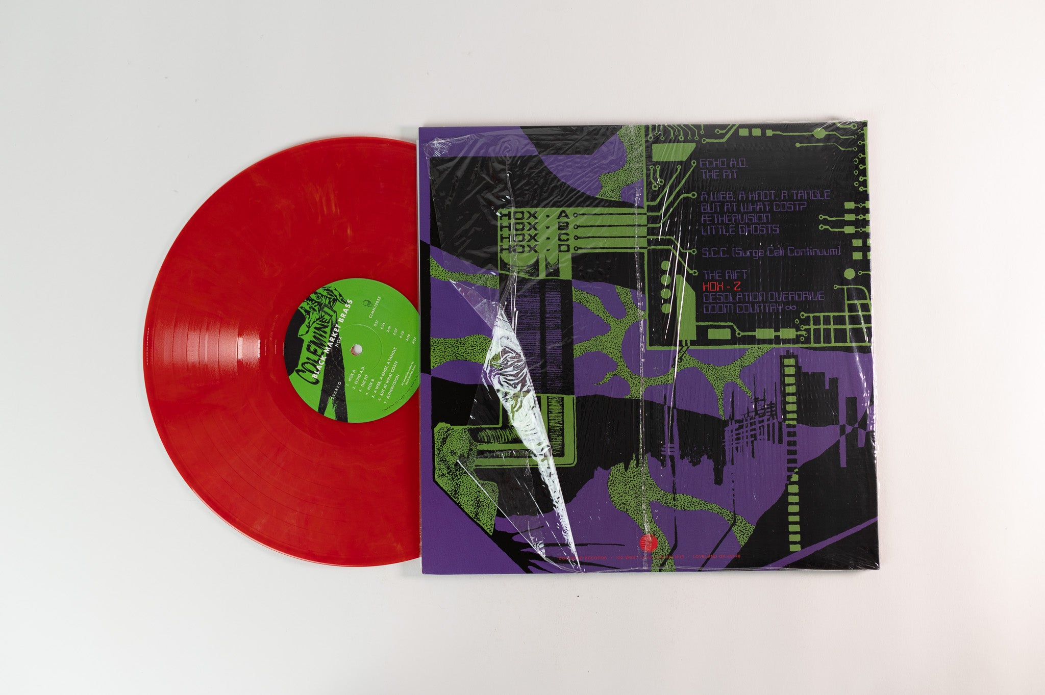 Black Market Brass - Hox on Colemine Records - Hellfire Red Vinyl