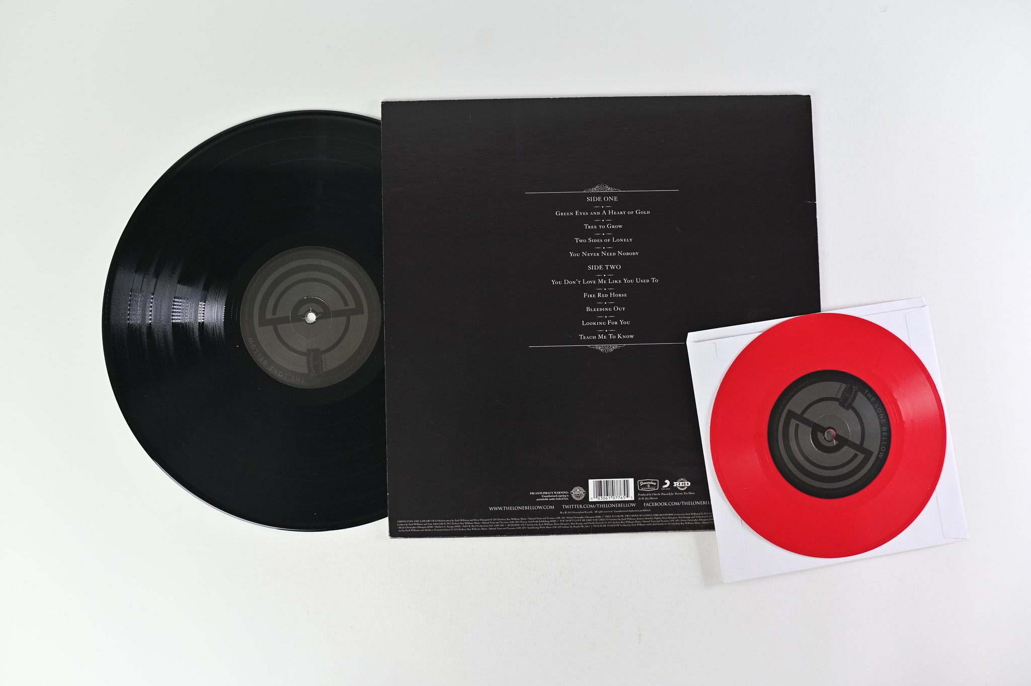 The Lone Bellow - The Lone Bellow on Descendant LP plus Red Vinyl 7"