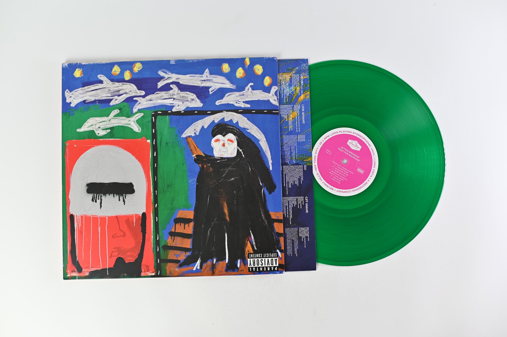 Action Bronson - Only For Dolphins on Loma Vista Green Translucent Vin