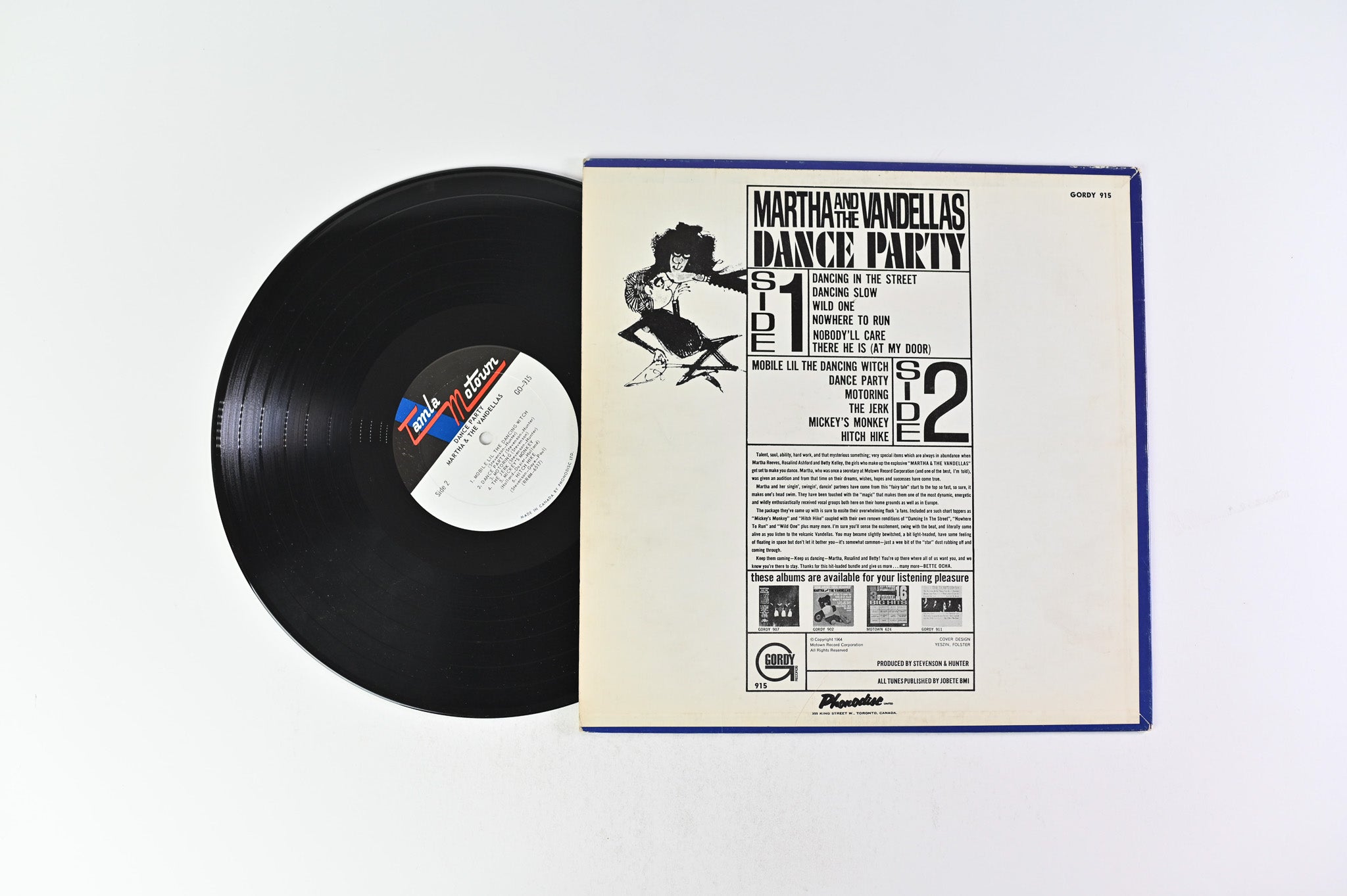 Martha Reeves & The Vandellas - Dance Party on Tamla Motown Canadian Pressing