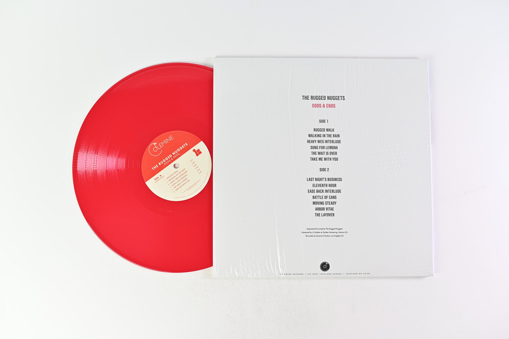 The Rugged Nuggets - Odds & Ends on Colemine Ltd Red Vinyl