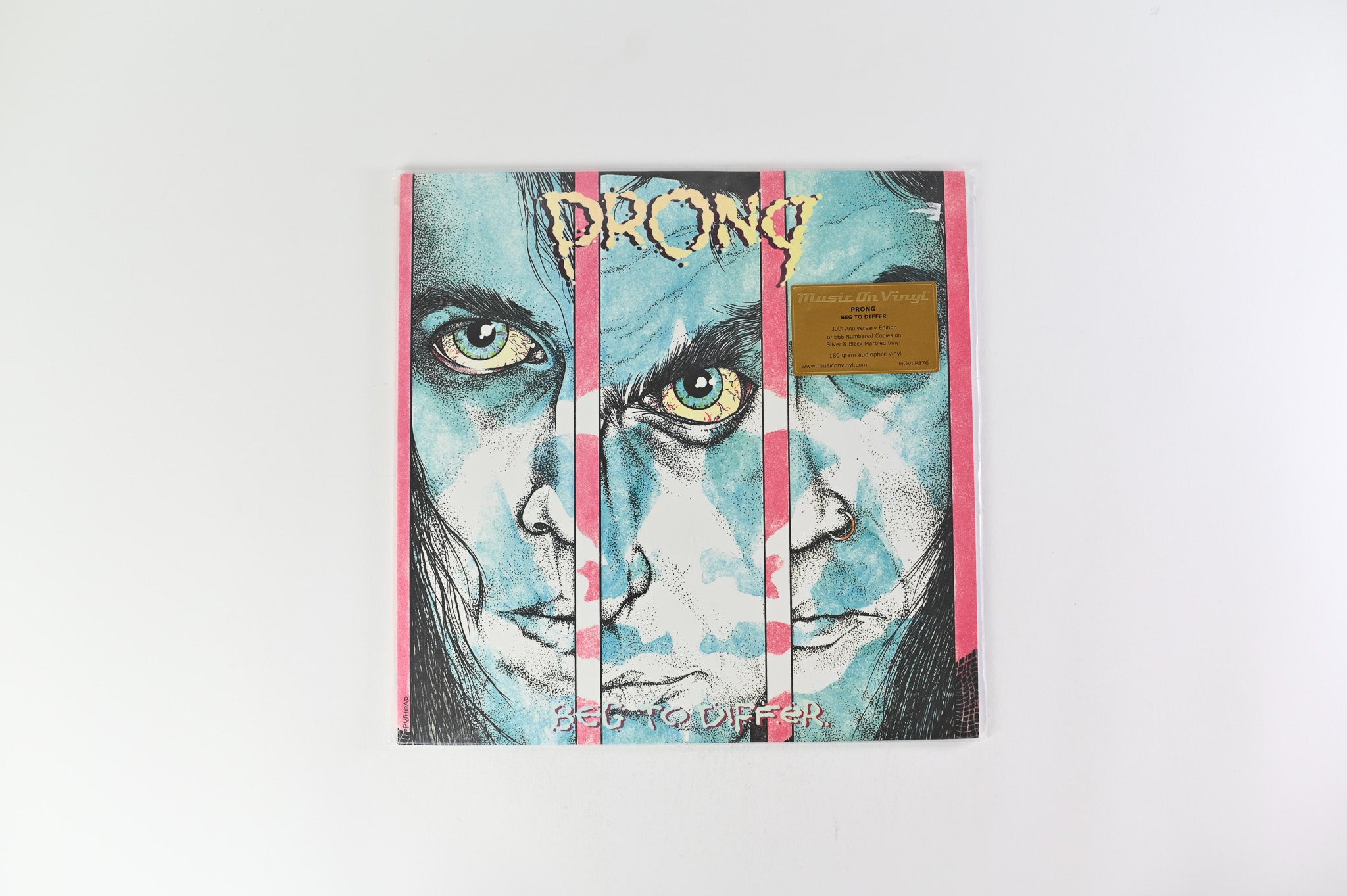 Prong - Beg To Differ Numbered Reissue on Music On Vinyl Silver & Black Marbled