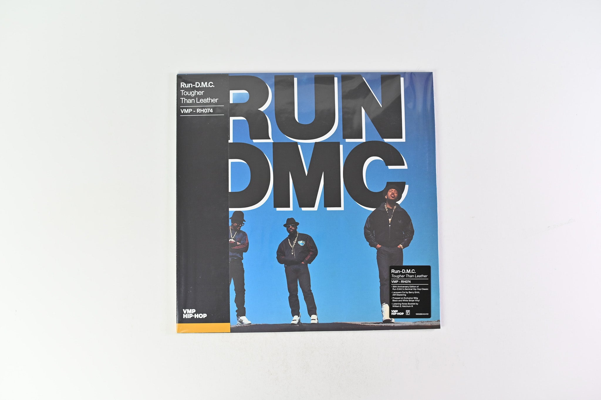 Run-DMC - Tougher Than Leather on Profile Vinyl Me Please Black & White Strip Reissue