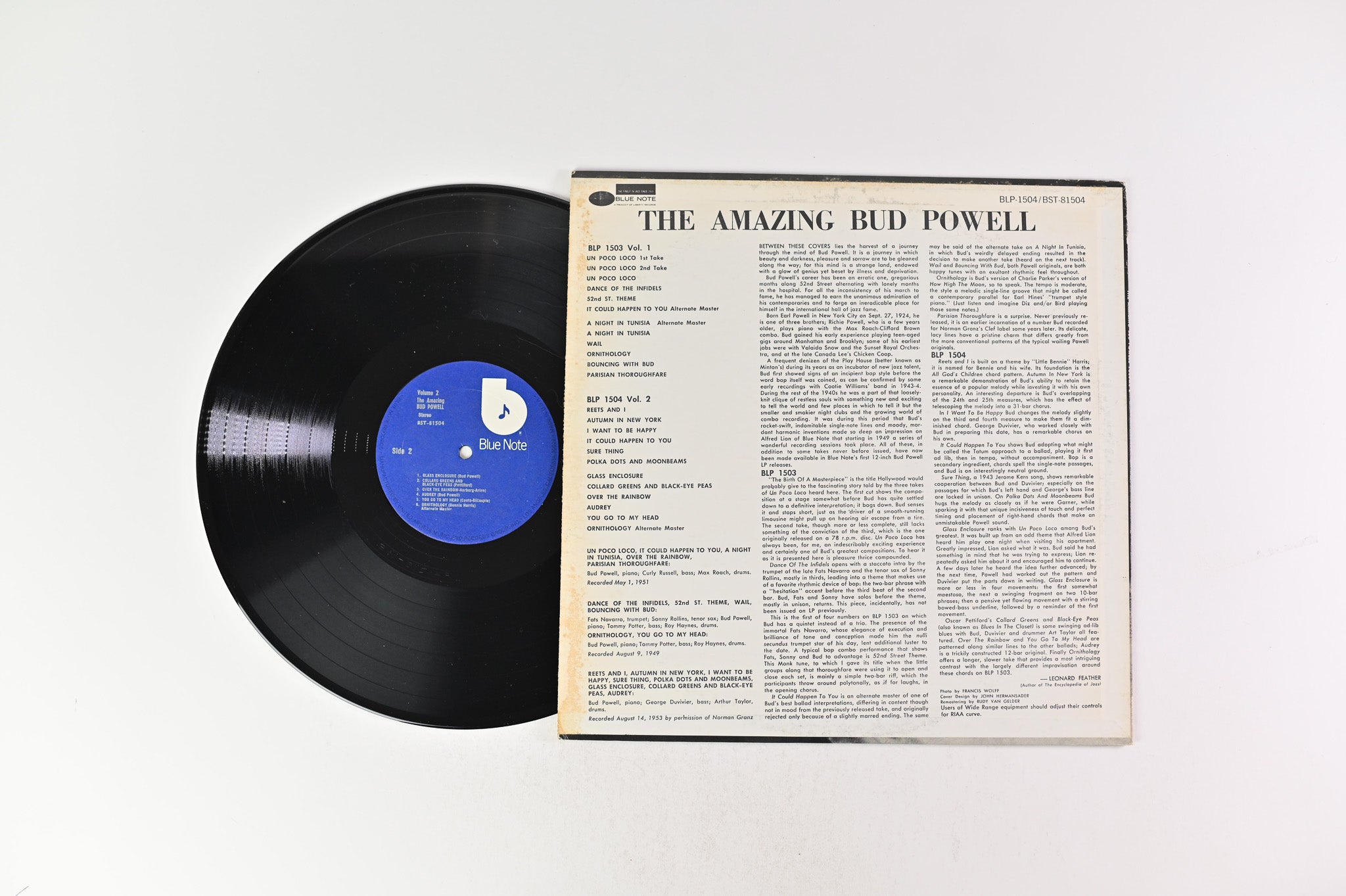 Bud Powell - The Amazing Bud Powell, Volume 2 on Blue Note Stereo Reissue