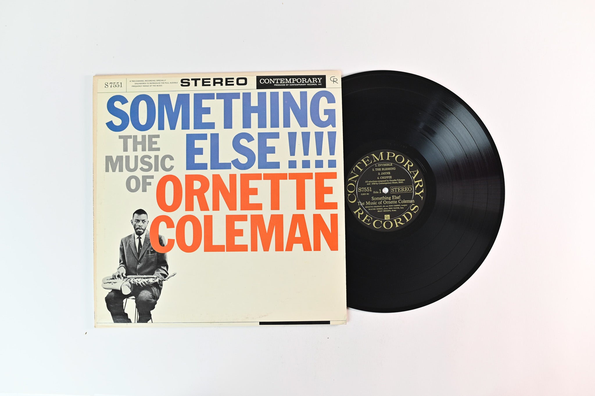 Ornette Coleman - Something Else!!!! on Contemporary Stereo Deep Groove Reissue