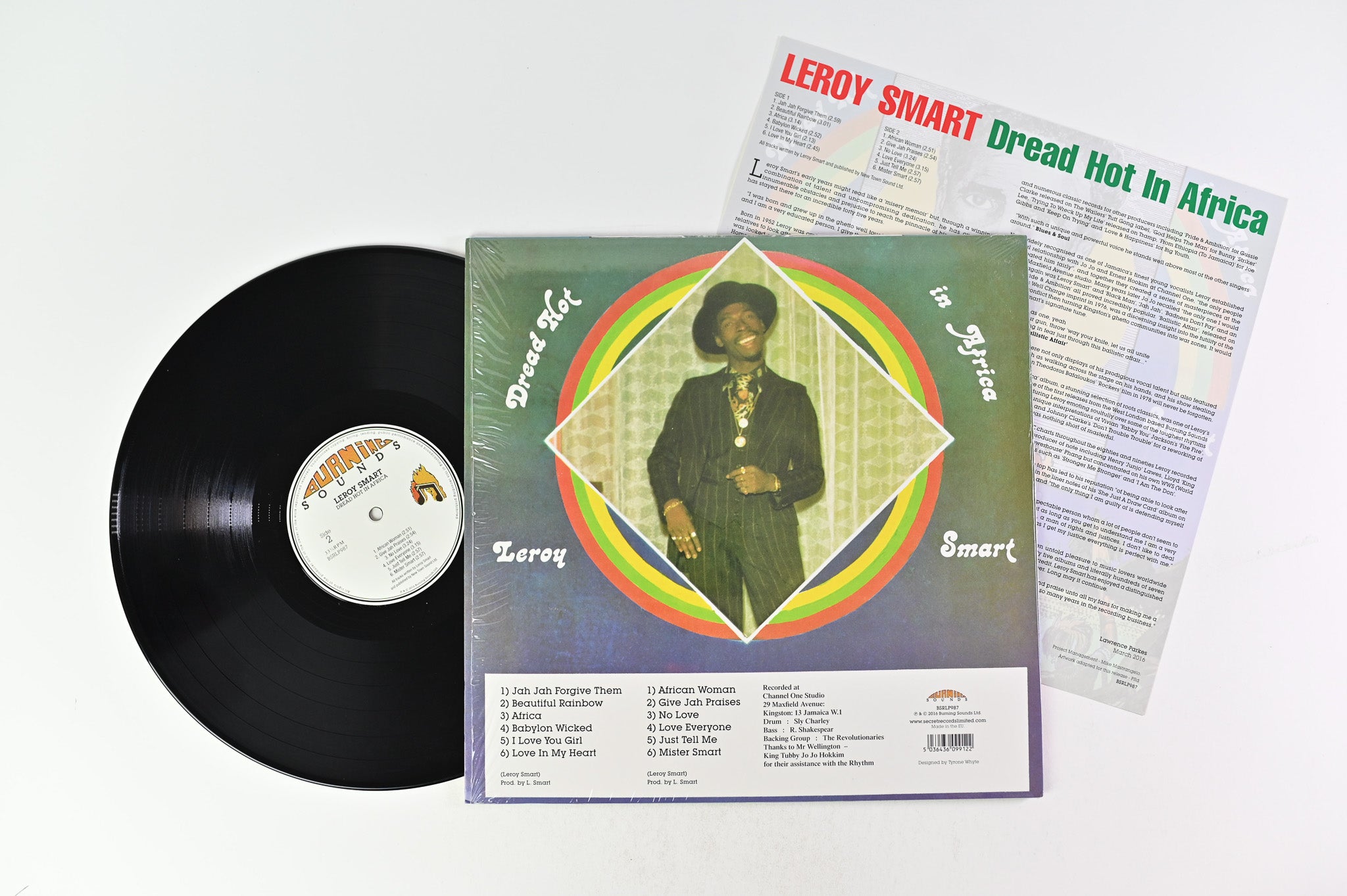 Leroy Smart - Dread Hot In Africa on Burning Sounds Ltd. Reissue