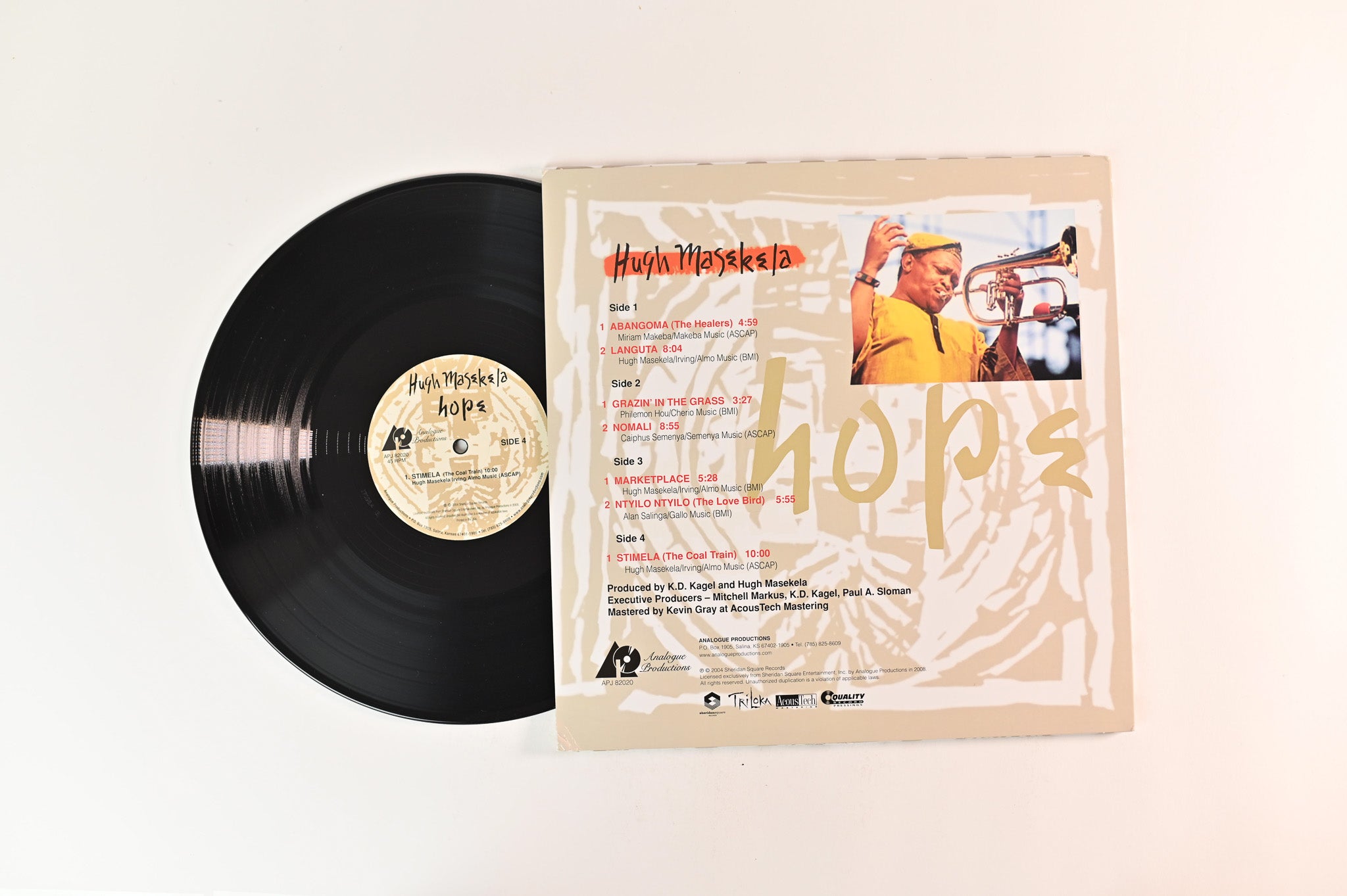 Hugh Masekela - Hope Analogue Productions 45 RPM Reissue