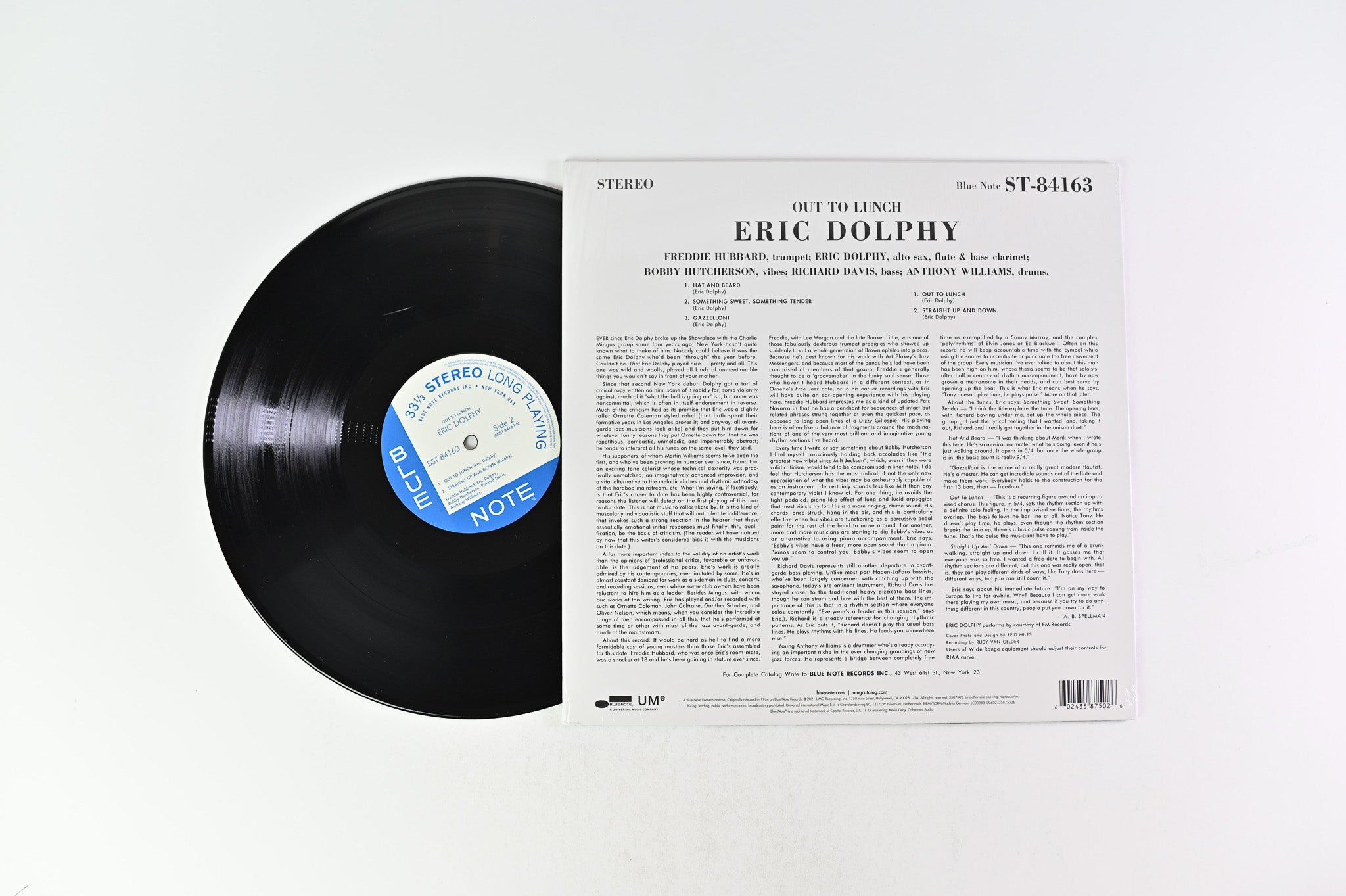 Eric Dolphy - Out To Lunch! Reissue on Blue Note Classic Vinyl Series