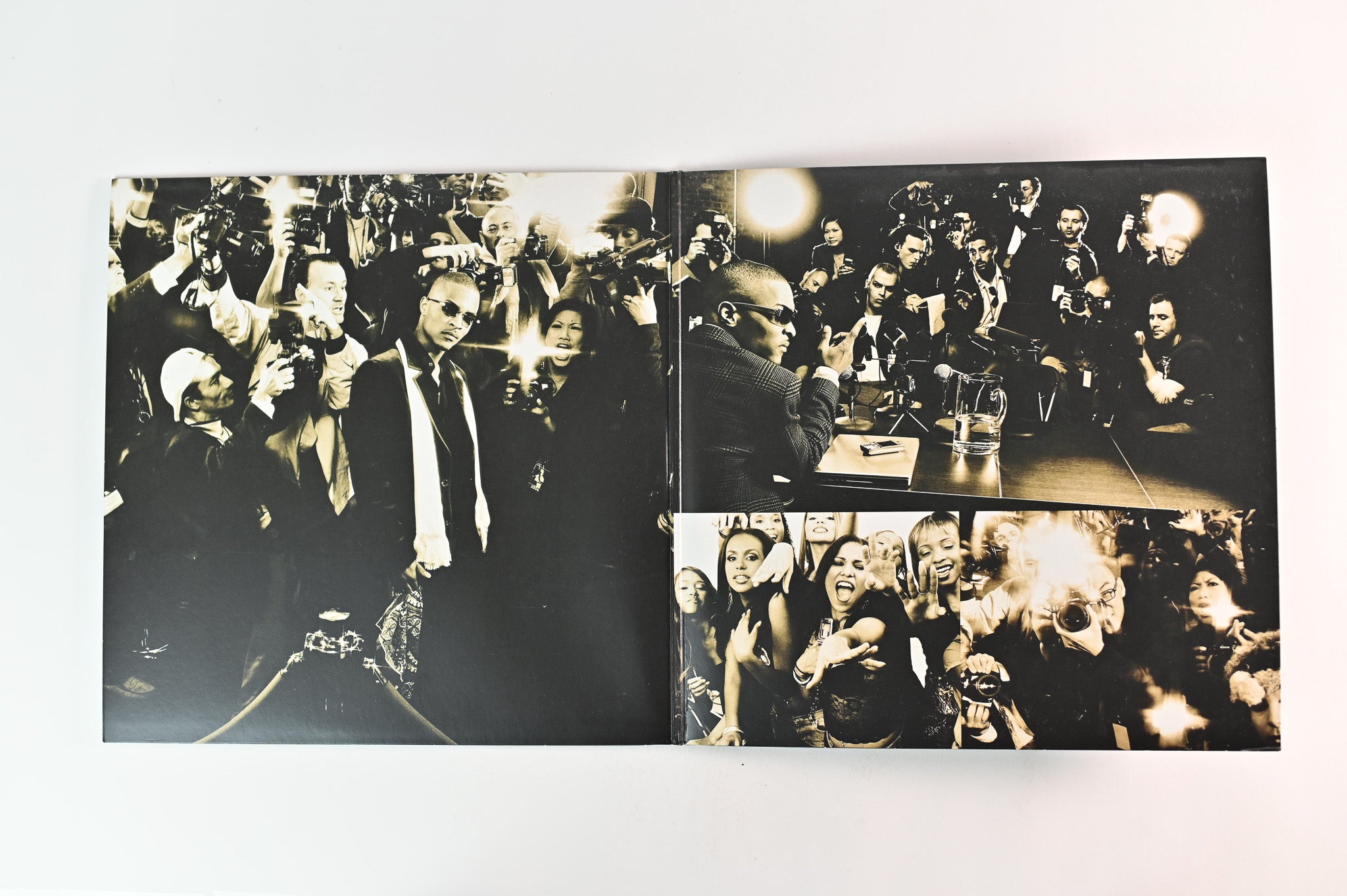T.I. - King. on Cinq Music Vinyl Me Please Club Edition Reissue White & Black Split