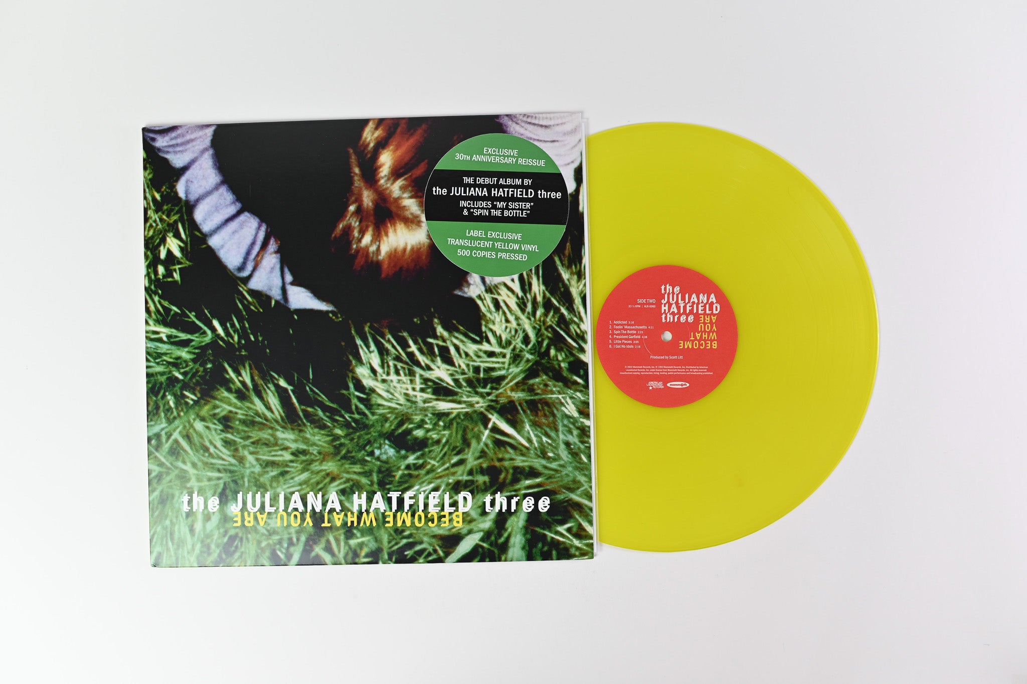 The Juliana Hatfield Three - Become What You Are on American Laundromat Ltd Yellow Vinyl Reissue