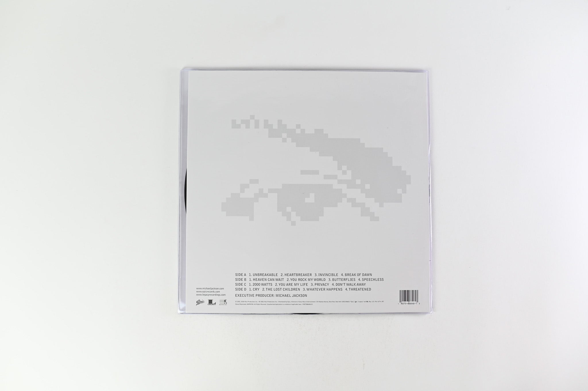 Michael Jackson - Invincible on Epic - Picture Disc