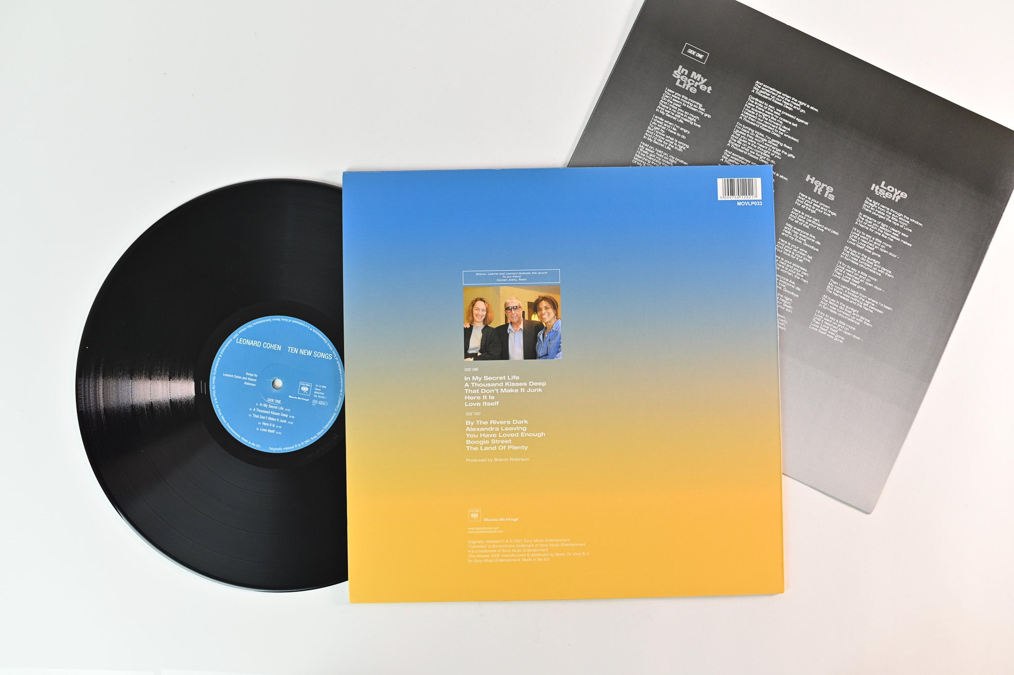 Leonard Cohen - Ten New Songs on Music on Vinyl 180 Gram Reissue