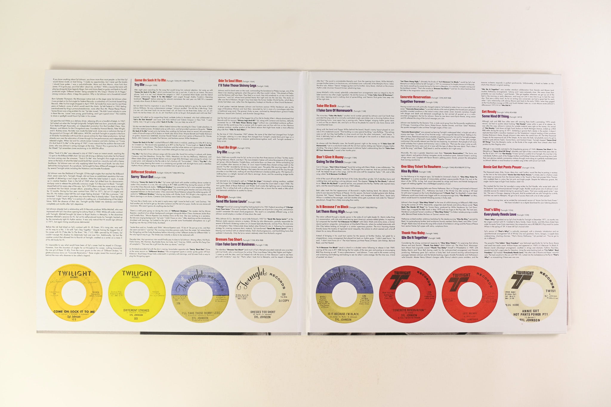 Syl Johnson - Complete Twinight Records 45s on Numero Group