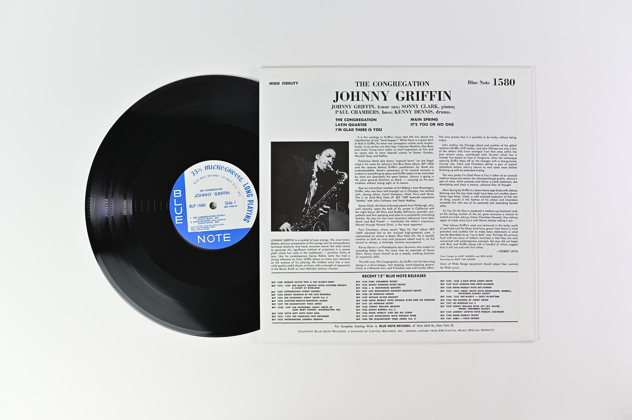 Johnny Griffin - The Congregation on Blue Note Classic Records Ltd 200 Gram Quiex Reissue