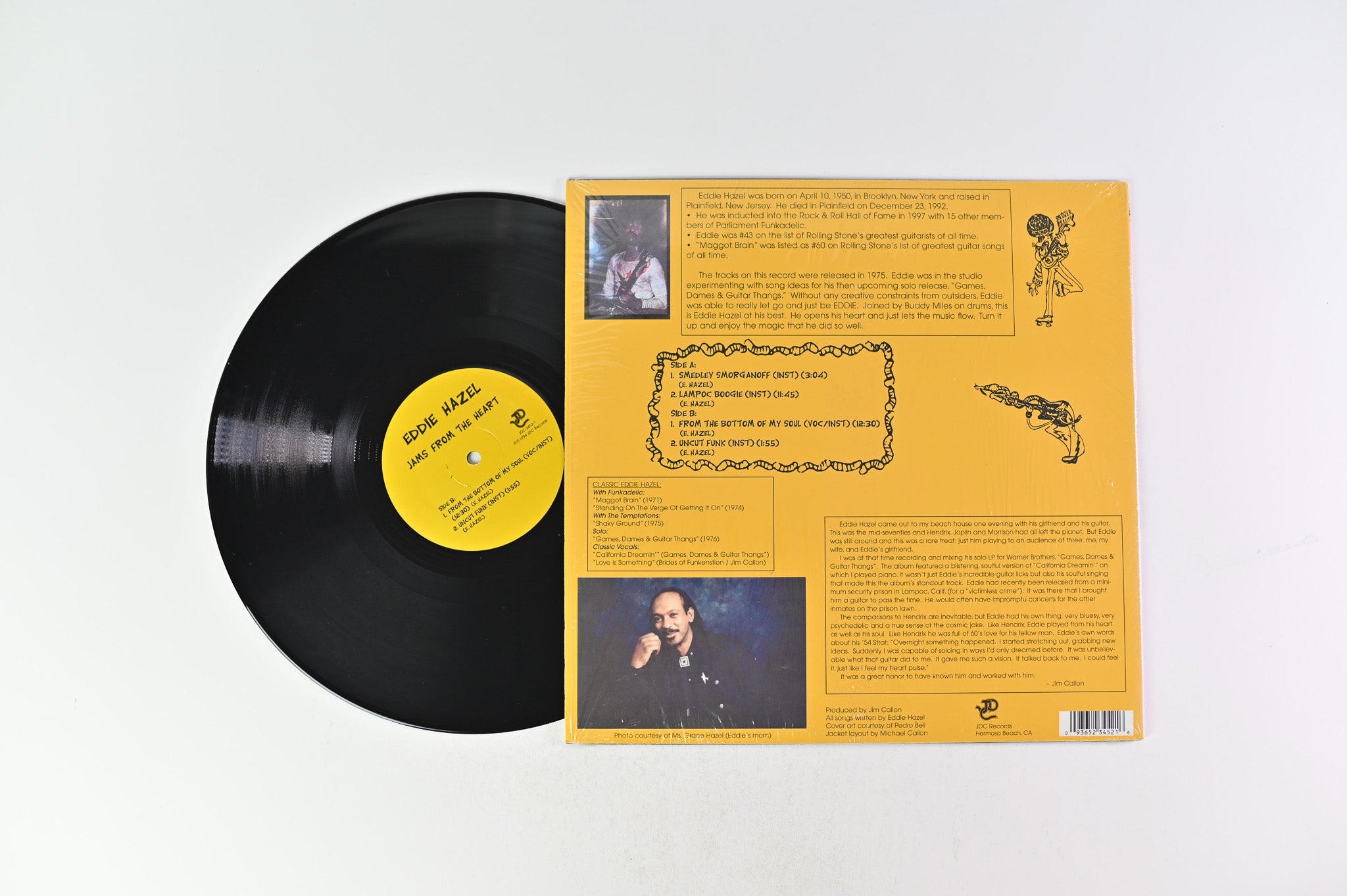 Eddie Hazel - Jams From The Heart on JDC Records