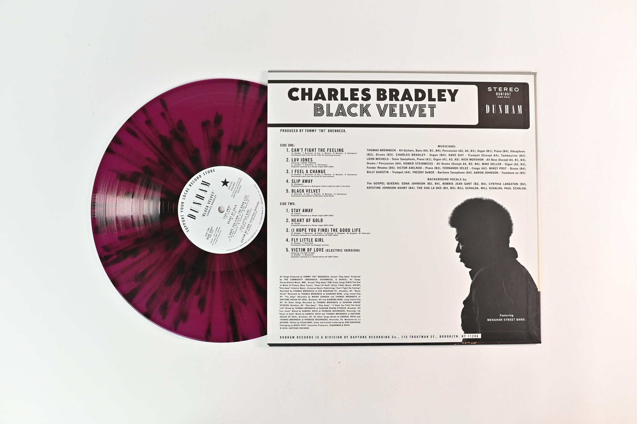 Charles Bradley - Black Velvet on Dunham - Splatter Vinyl