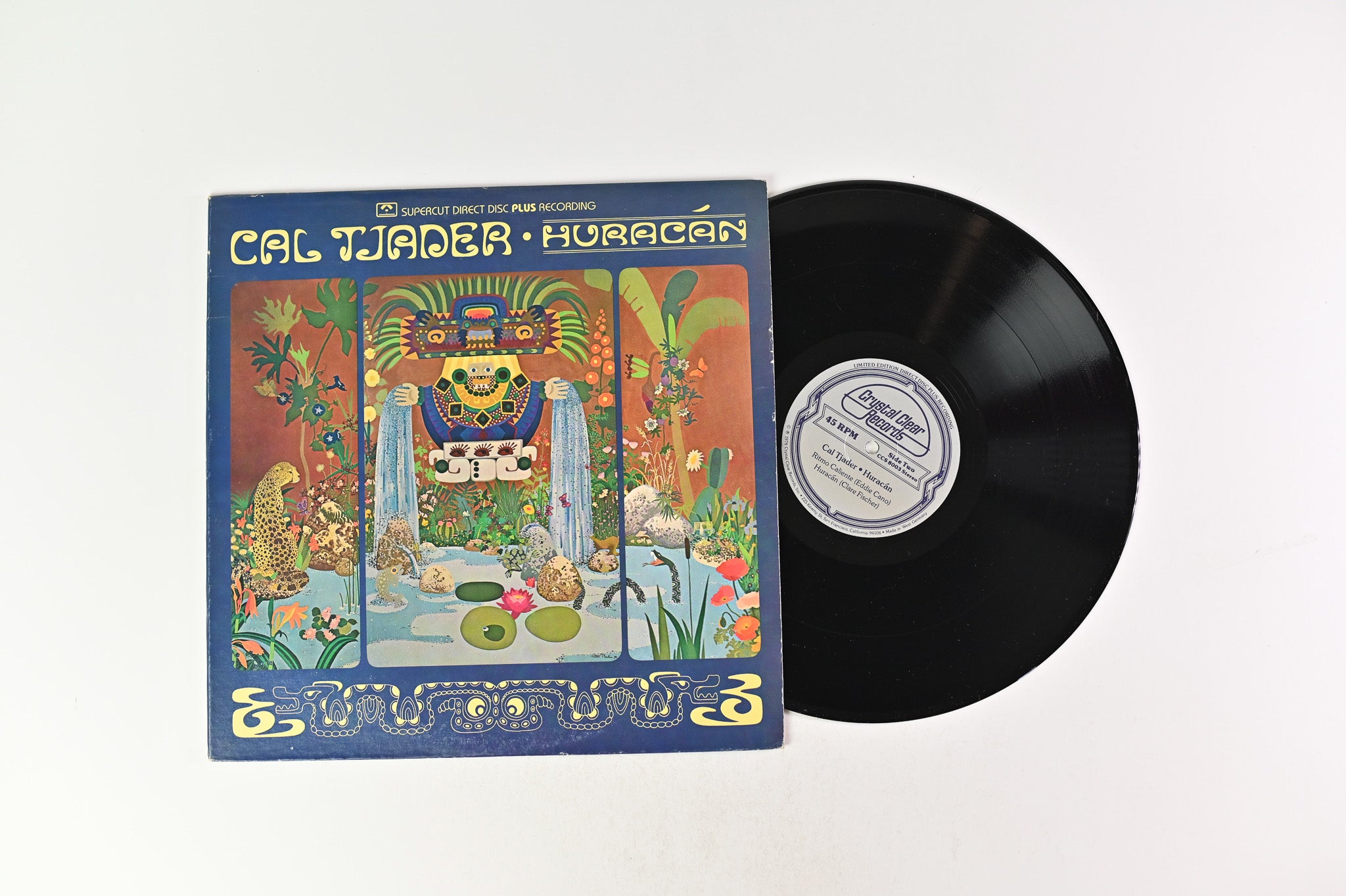 Cal Tjader - Huracán on Crystal Clear Records Ltd. 45 RPM