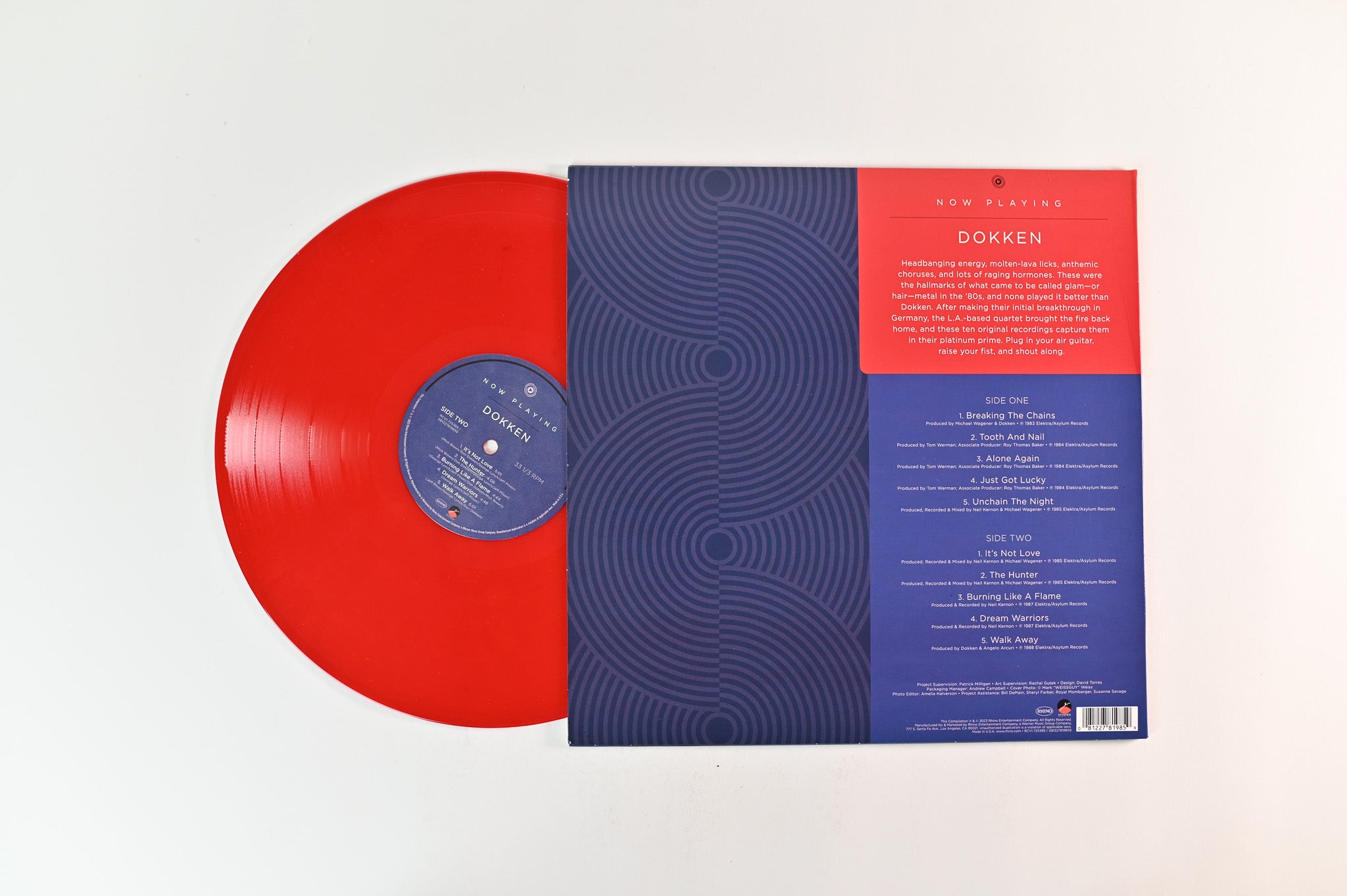 Dokken - Now Playing on Rhino Records - Red Vinyl