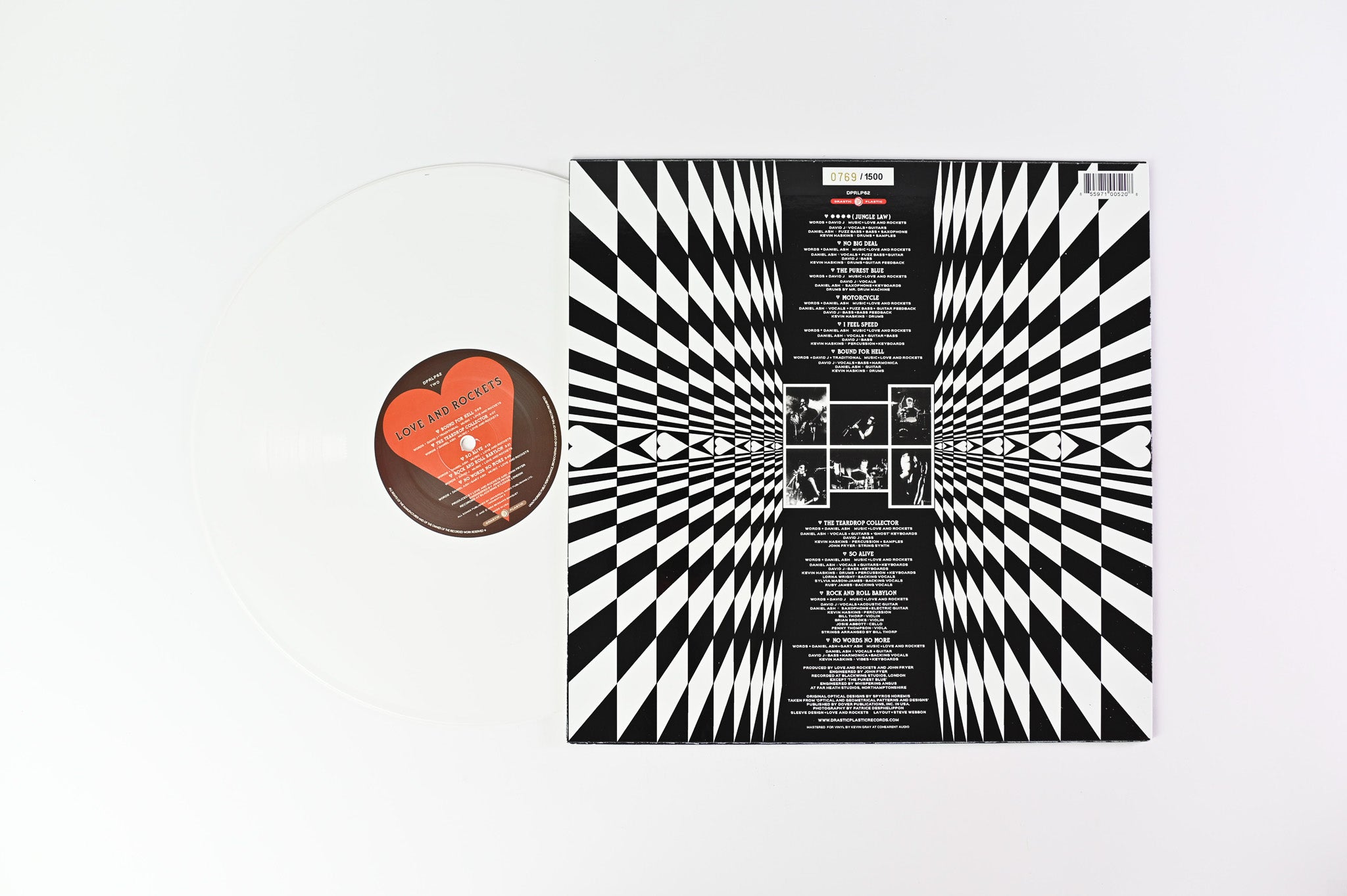 Love And Rockets - Love And Rockets on Drastic Plastic Ltd Numbered White