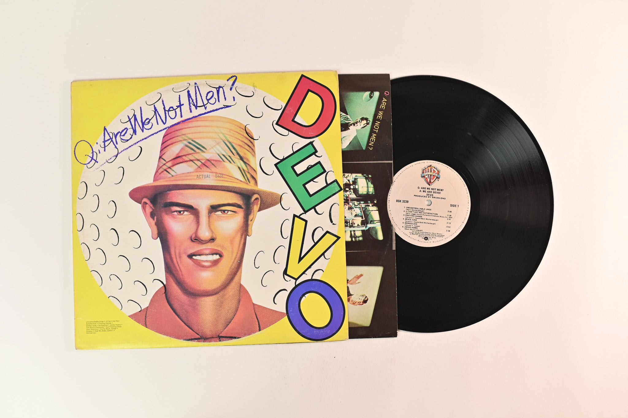 Devo - Q: Are We Not Men? A: We Are Devo! on Warner Bros. Records