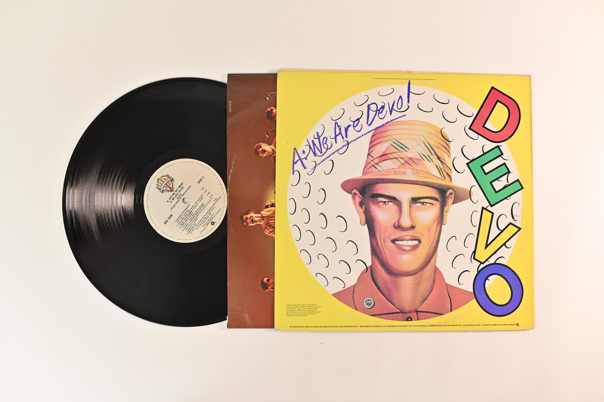 Devo - Q: Are We Not Men? A: We Are Devo! on Warner Bros. Records