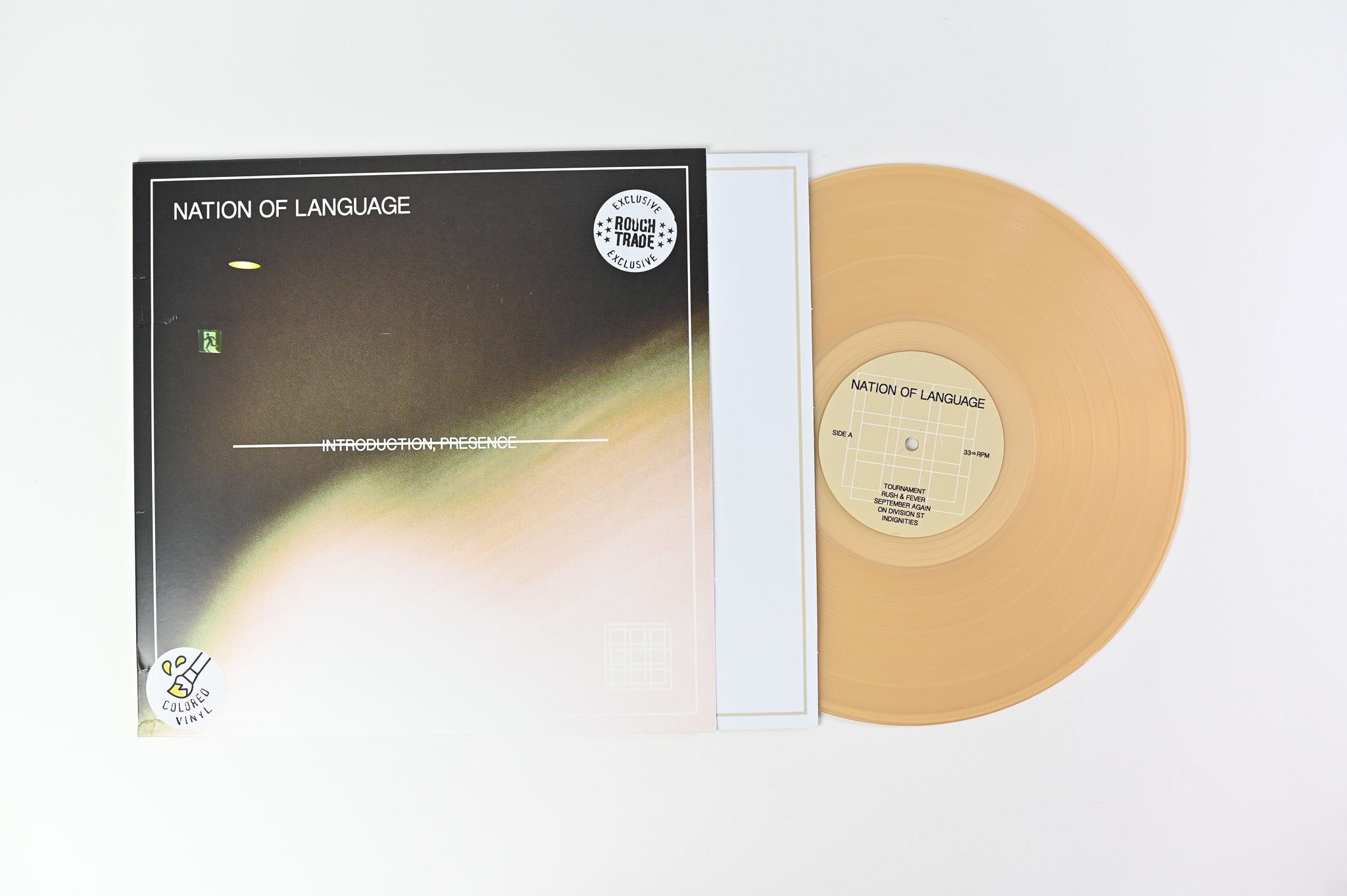 Nation Of Language - Introduction, Presence Ltd Translucent Sand