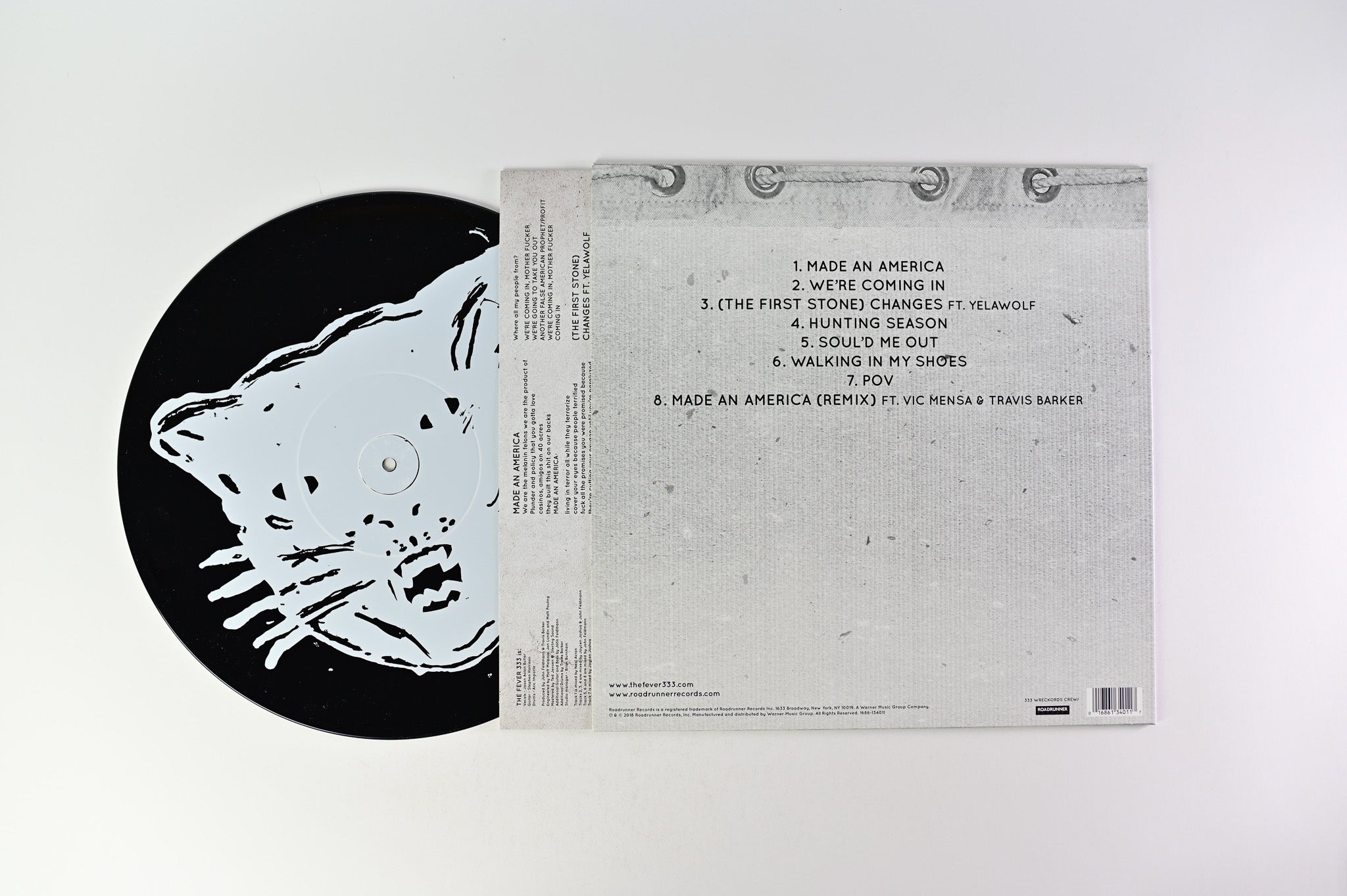 The Fever 333 - Made An America on Roadrunner Single Sided EP