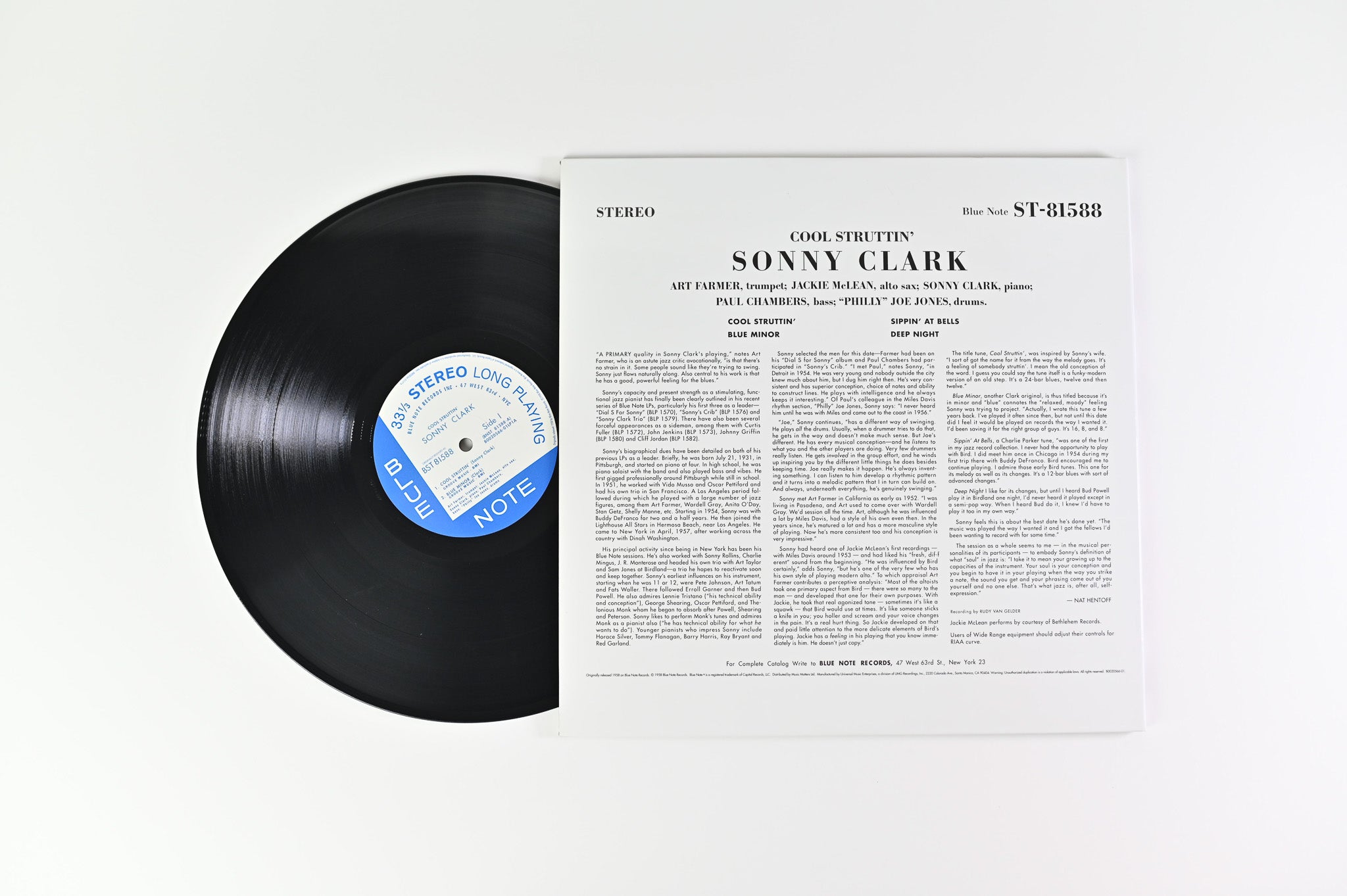 Sonny Clark - Cool Struttin' on Blue Note Ltd 180 Gram Music Matters Reissue