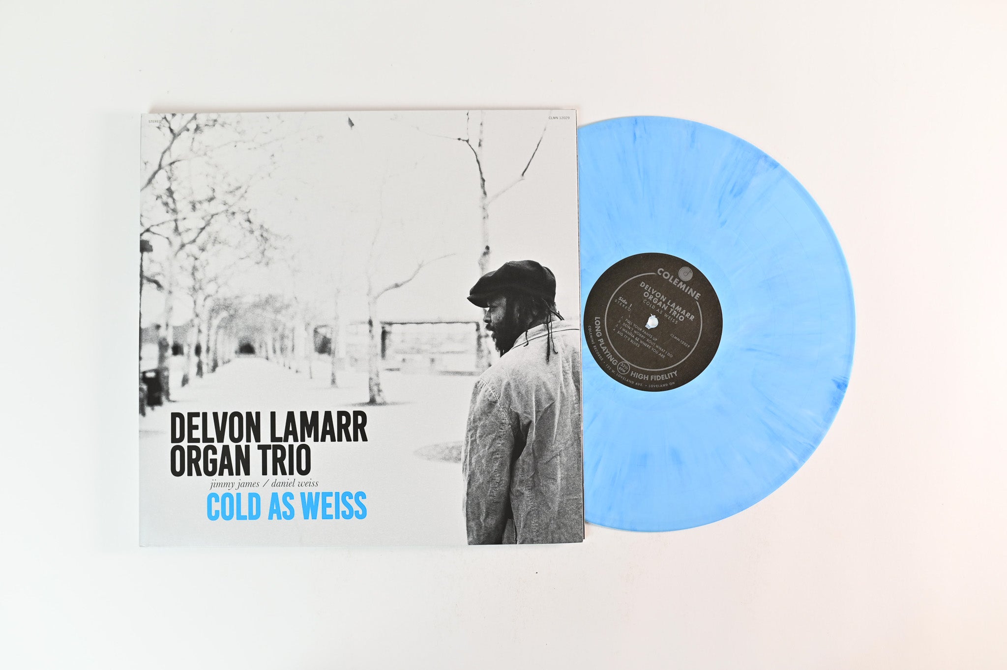 Delvon Lamarr Organ Trio - Cold As Weiss on Colemine Records - Blue Vinyl