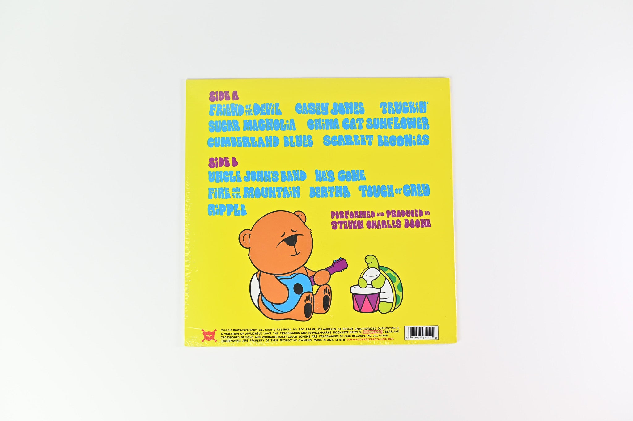 Steven Charles Boone - Rockabye Baby! Lullaby Renditions Of Grateful Dead on Rockabye Baby RSD 2015 Ltd Purple Sealed