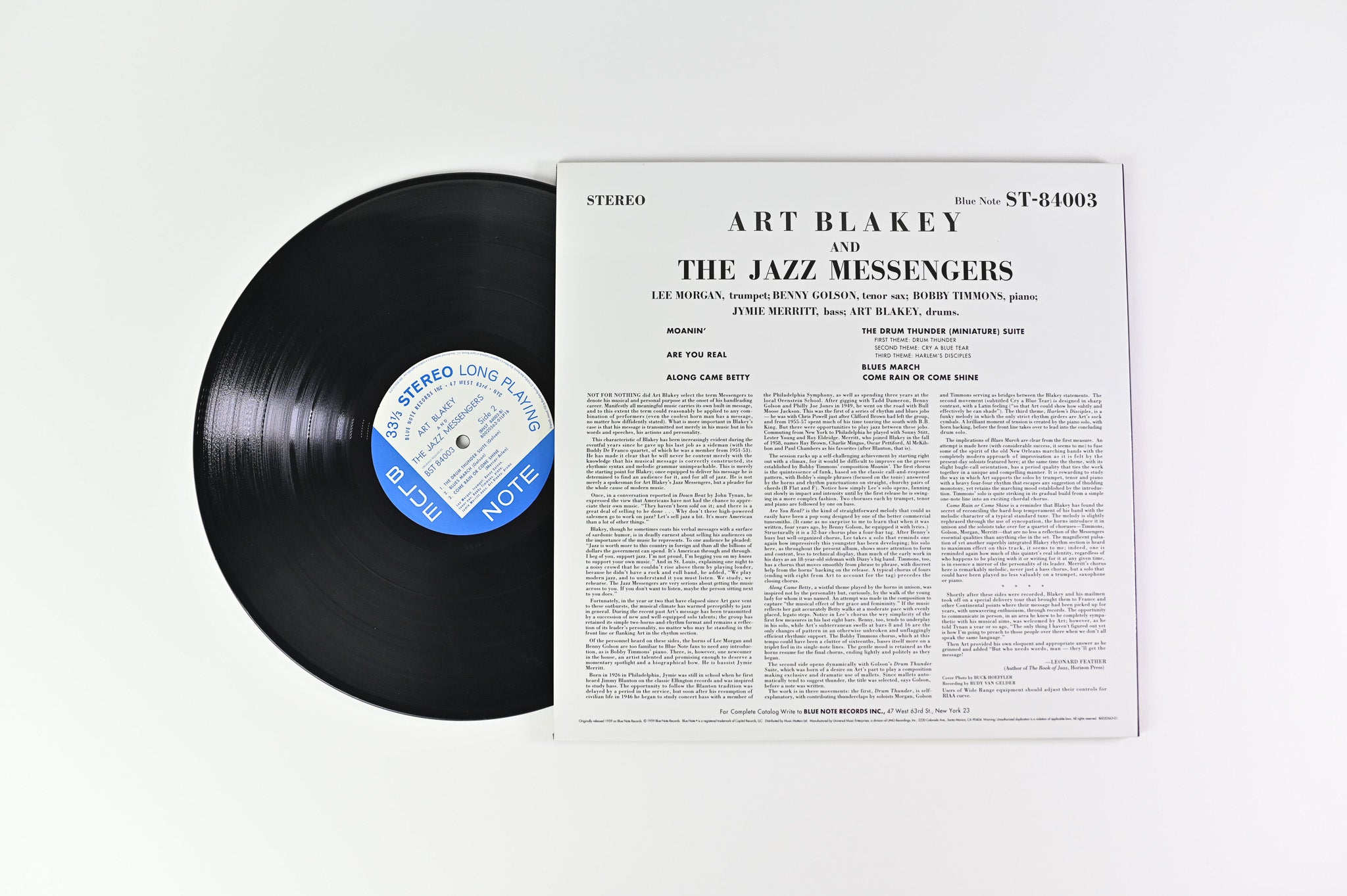 Art Blakey & The Jazz Messengers - Art Blakey And The Jazz Messengers on Blue Note Ltd 180 Gram Music Matters Reissue