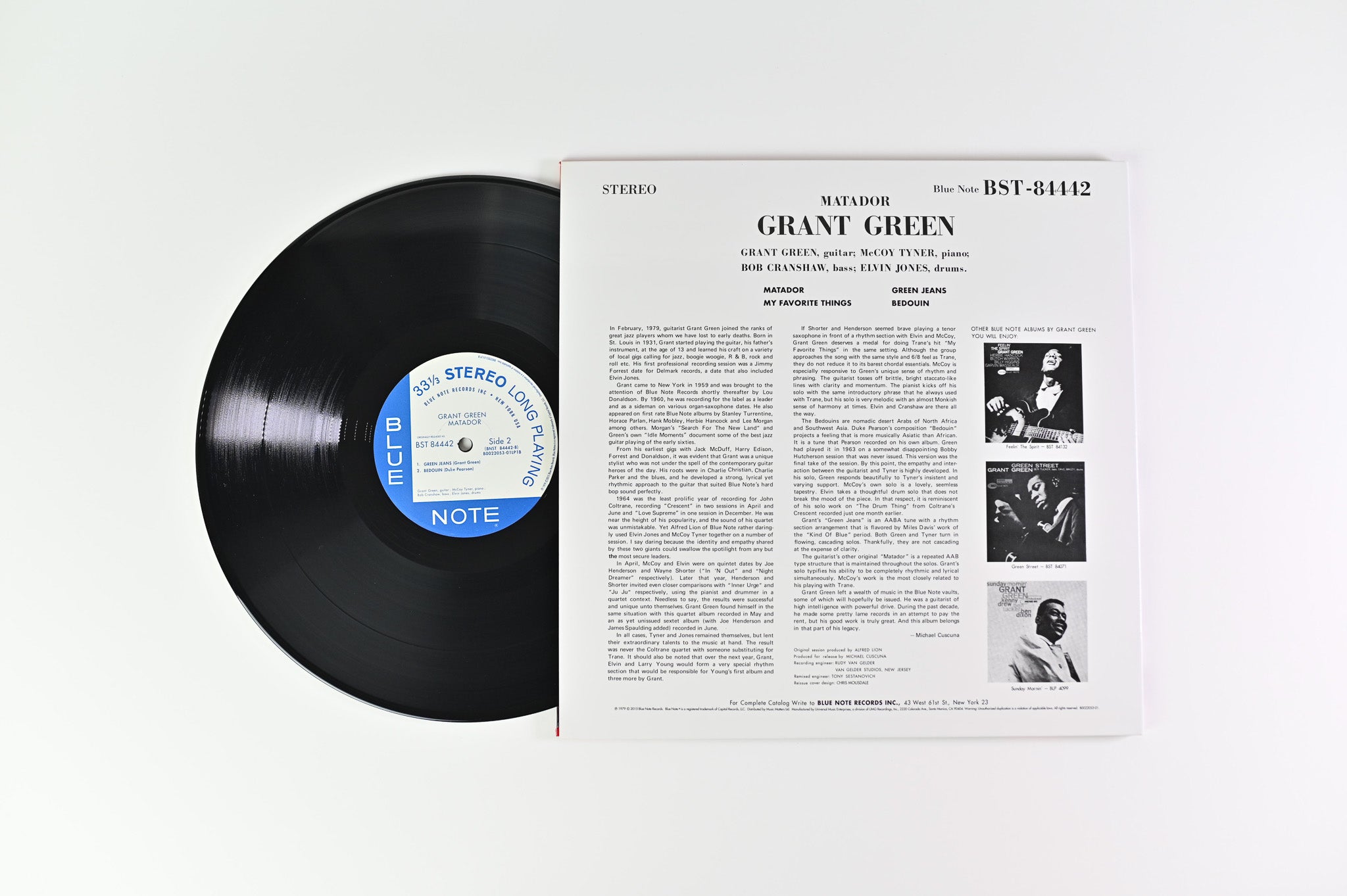 Grant Green - Matador on Blue Note Ltd 180 Gram Music Matters Reissue
