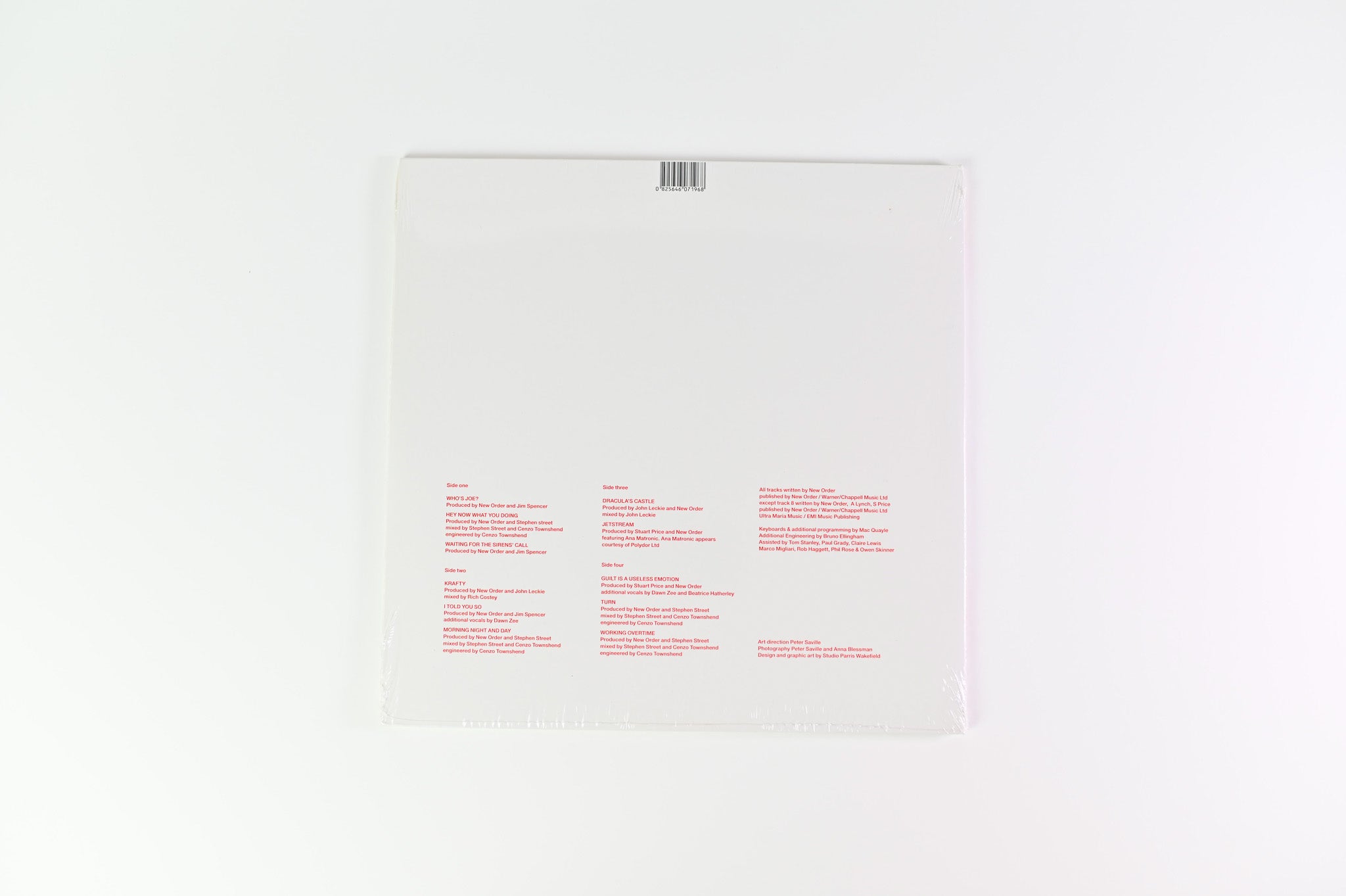 New Order - Waiting For The Sirens' Call on Warner Bros Reissue Sealed