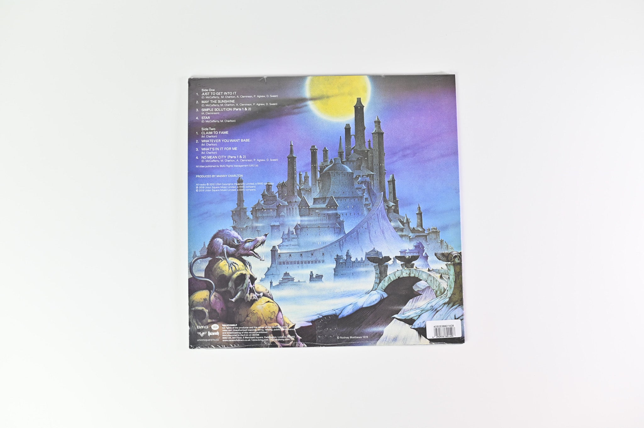 Nazareth - No Mean City on BMG Green Vinyl Reissue Sealed