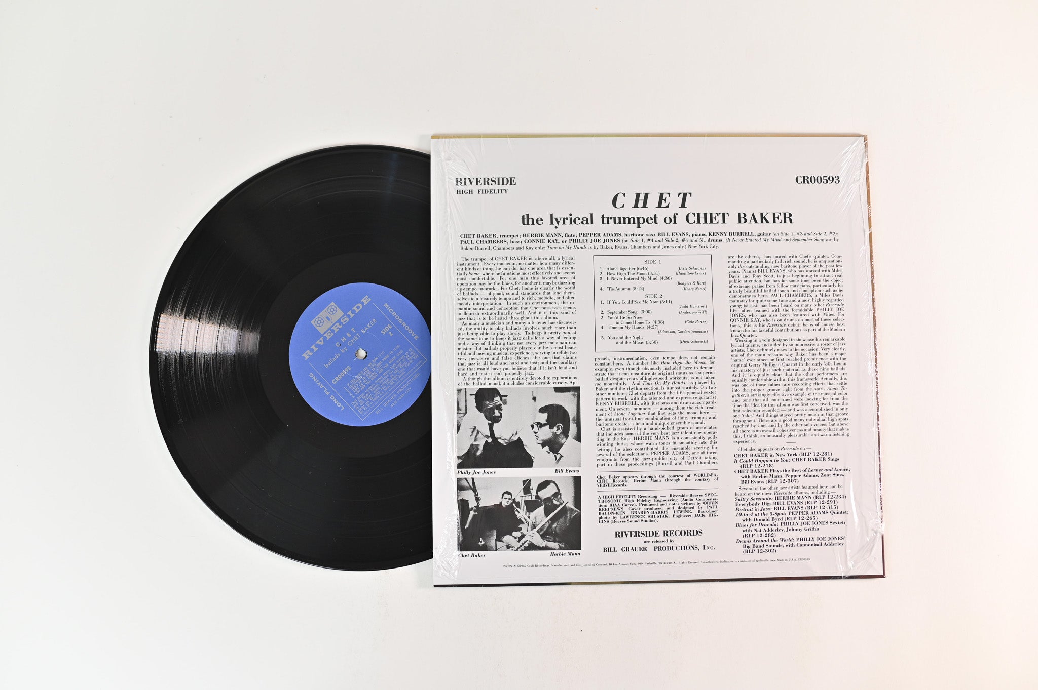 Chet Baker - Chet on Craft Recordings Ltd RSD 2023 Mono 180 Gram Reissue