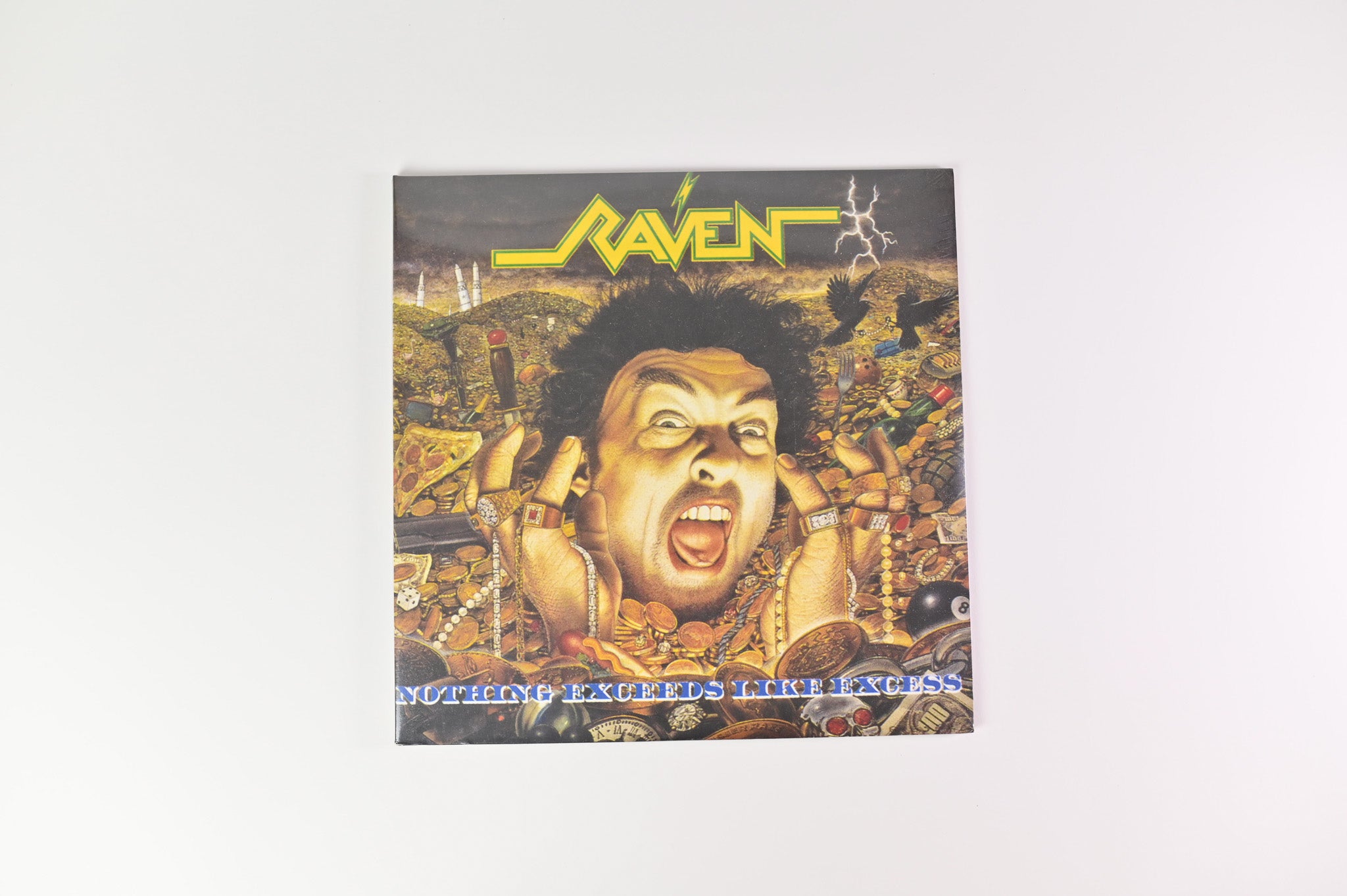 Raven - Nothing Exceeds Like Excess on Back on Black 180 Gram Reissue Sealed