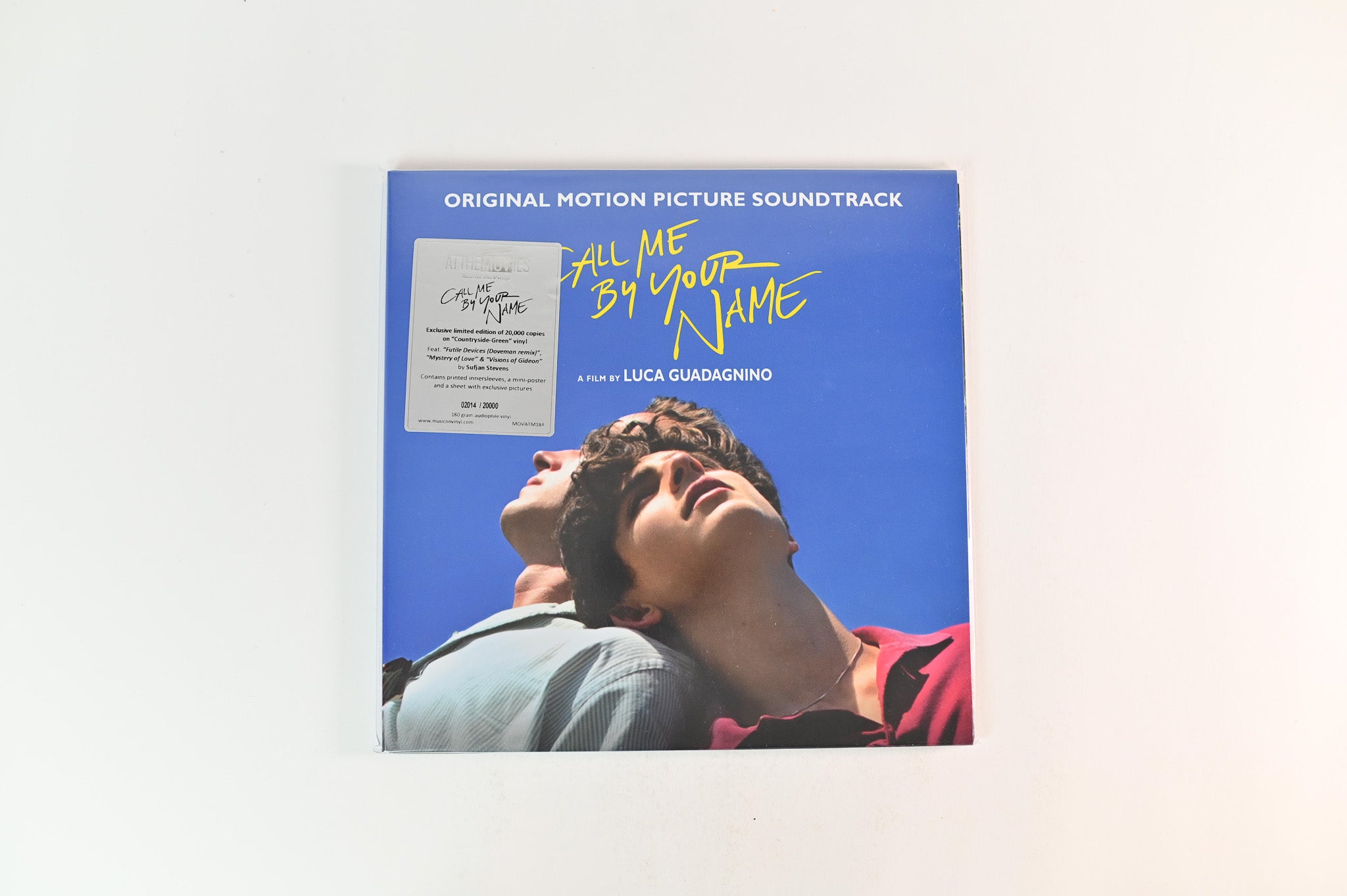 Various - Call Me By Your Name (Original Motion Picture Soundtrack) on Music on Vinyl Ltd Numbered Green Vinyl 180 Gram Reissue