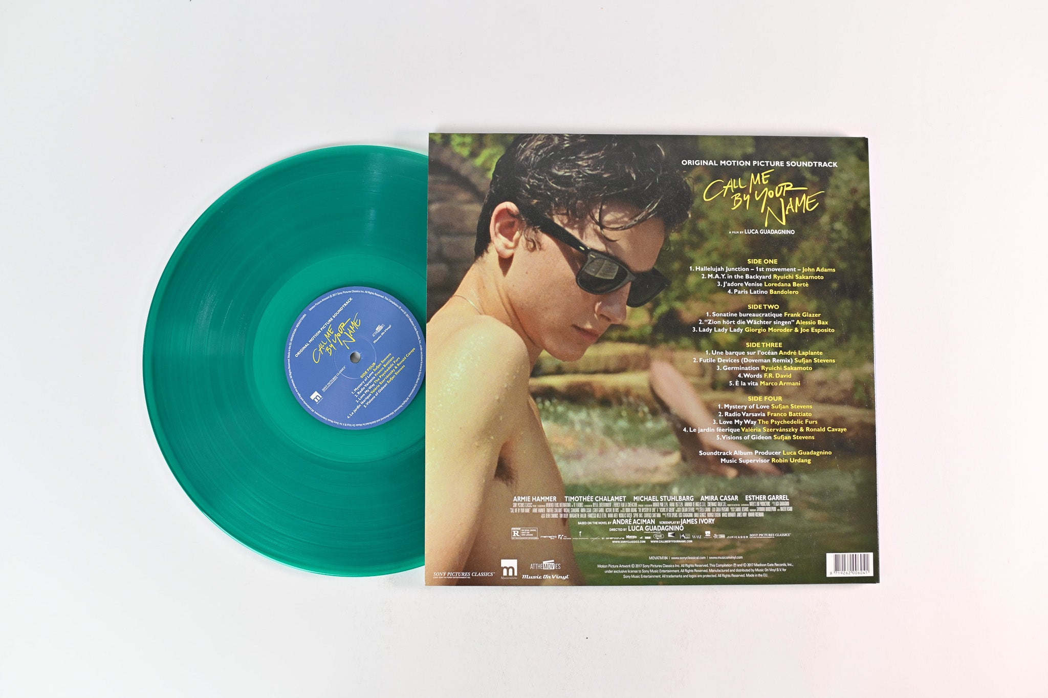 Various - Call Me By Your Name (Original Motion Picture Soundtrack) on Music on Vinyl Ltd Numbered Green Vinyl 180 Gram Reissue