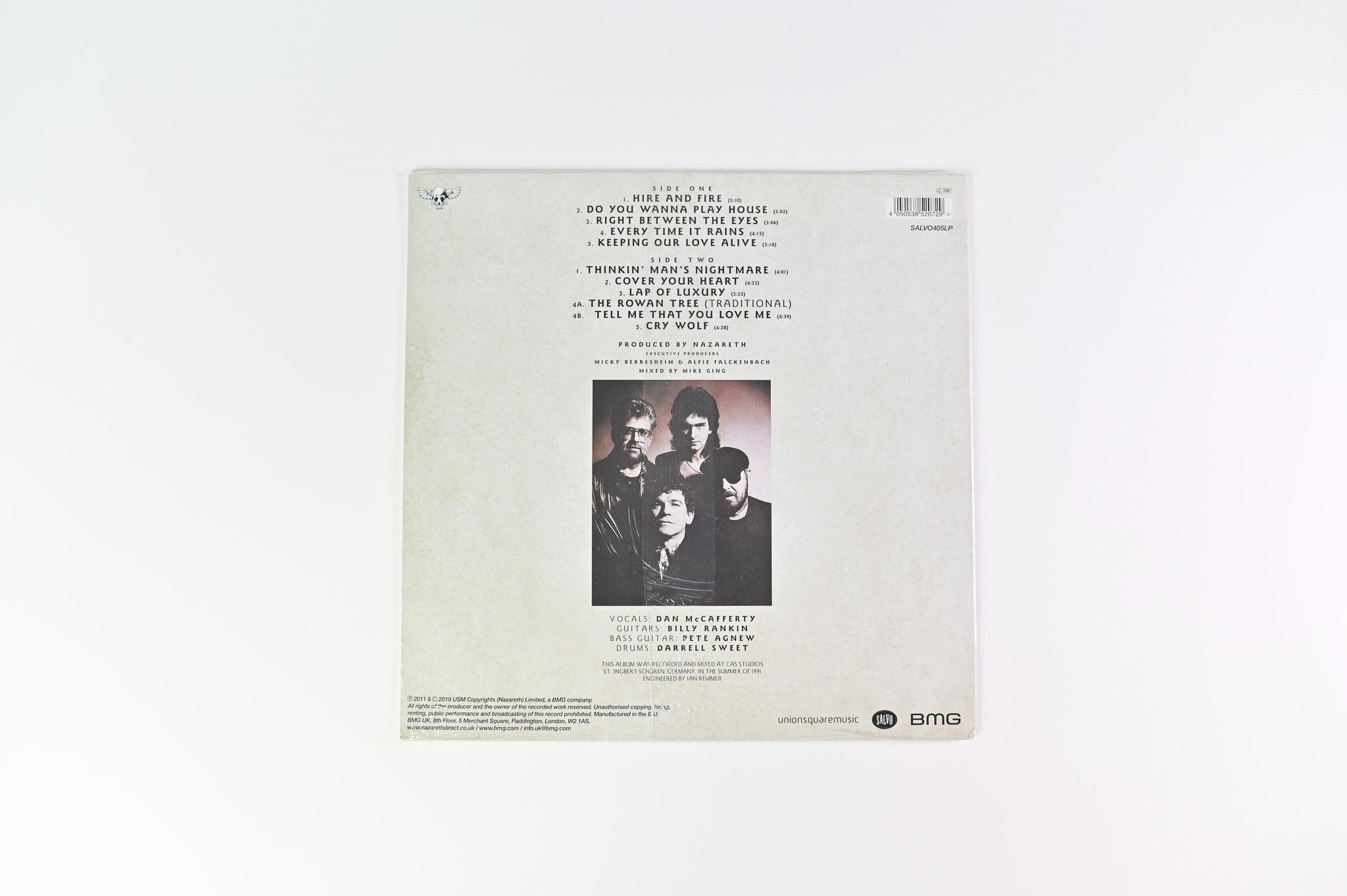 Nazareth - No Jive on Salvo Clear Vinyl Reissue Sealed
