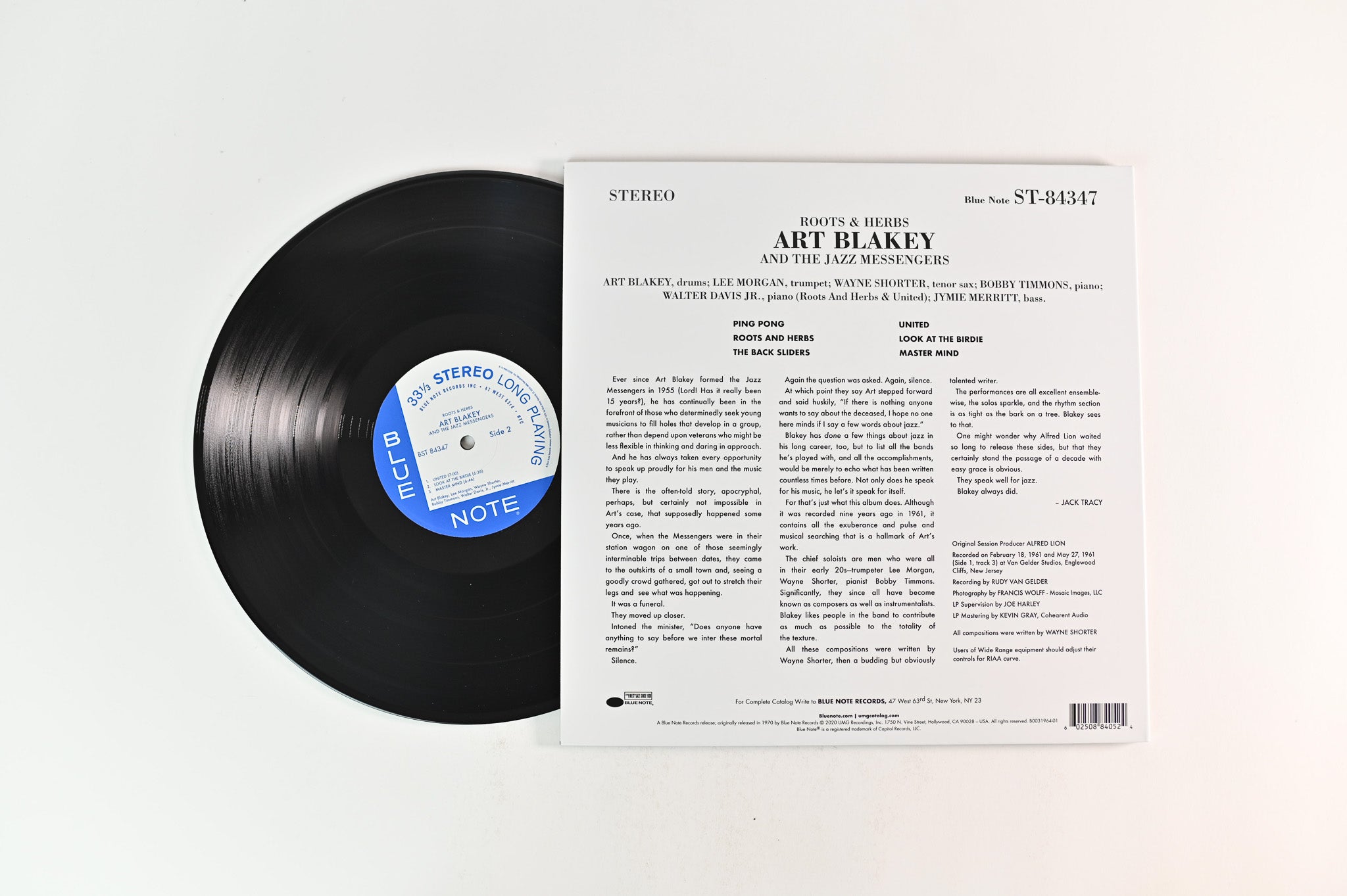 Art Blakey & The Jazz Messengers - Roots & Herbs on Blue Note Tone Poet Series Reissue
