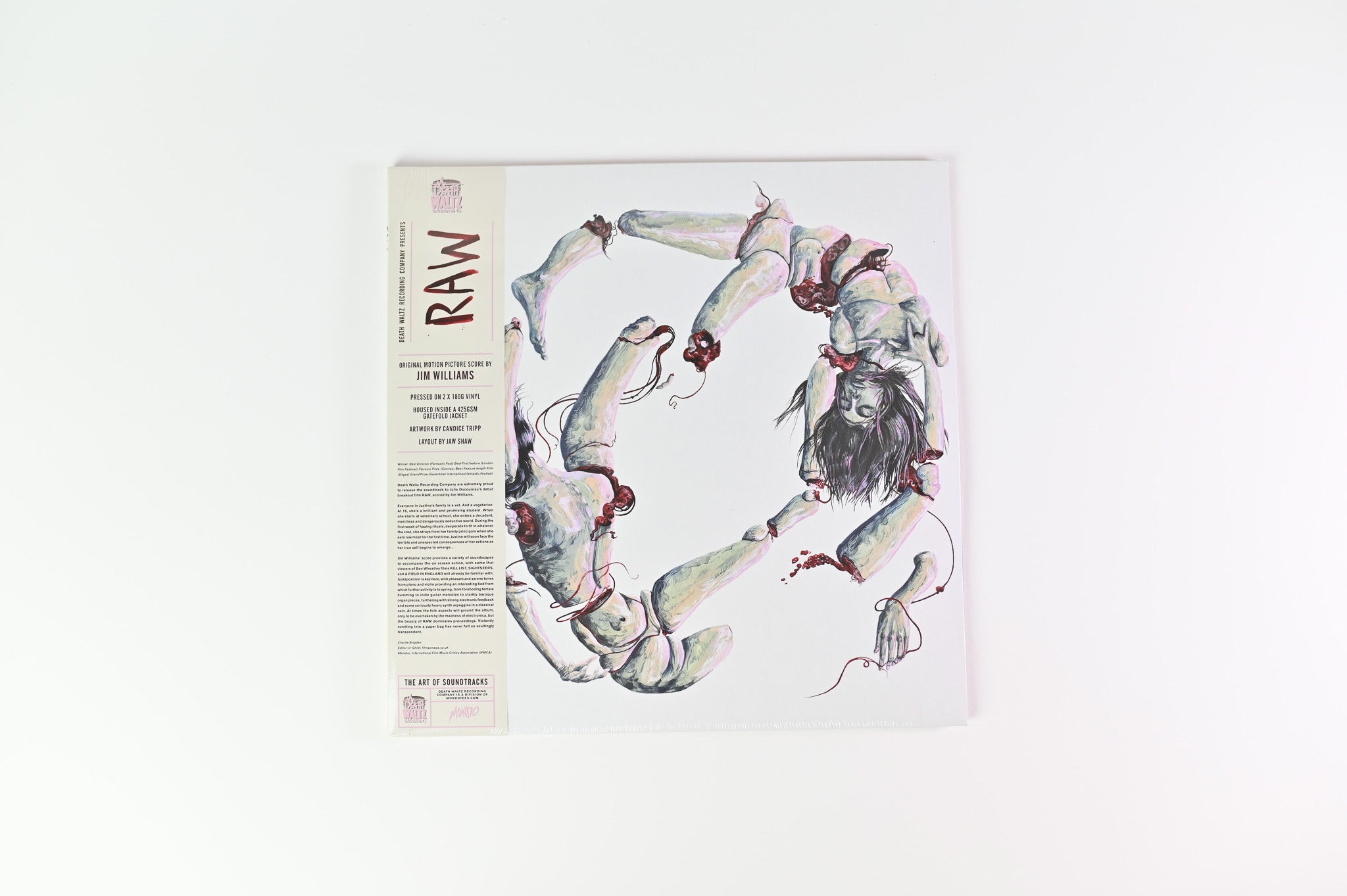 Jim Williams - Raw (Original Motion Picture Score) on Death Waltz 180 Gram Sealed