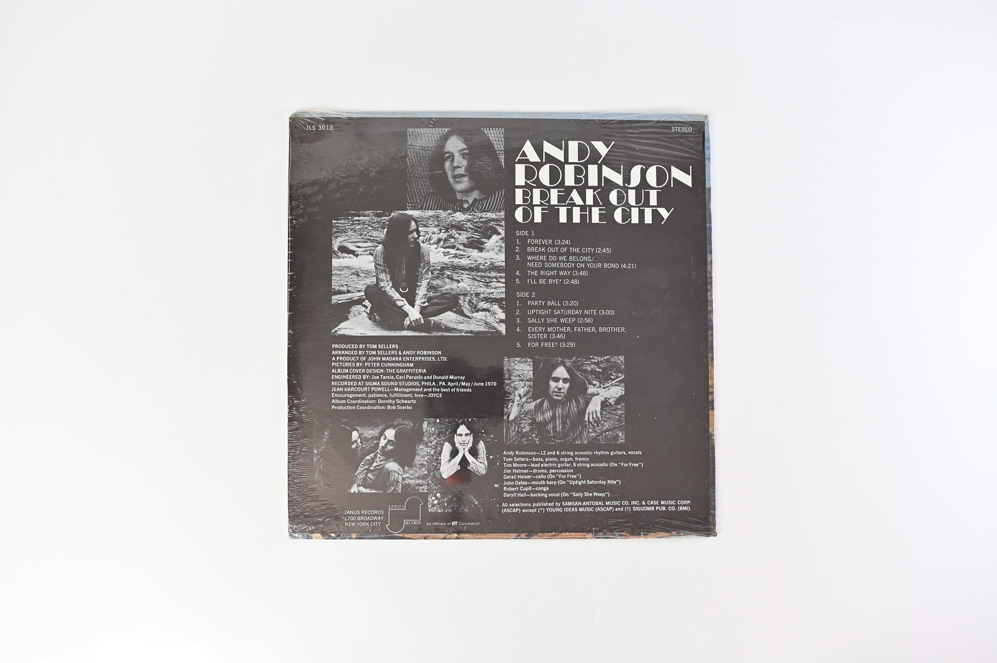 Andy Robinson - Break Out Of The City on Janus Records Sealed
