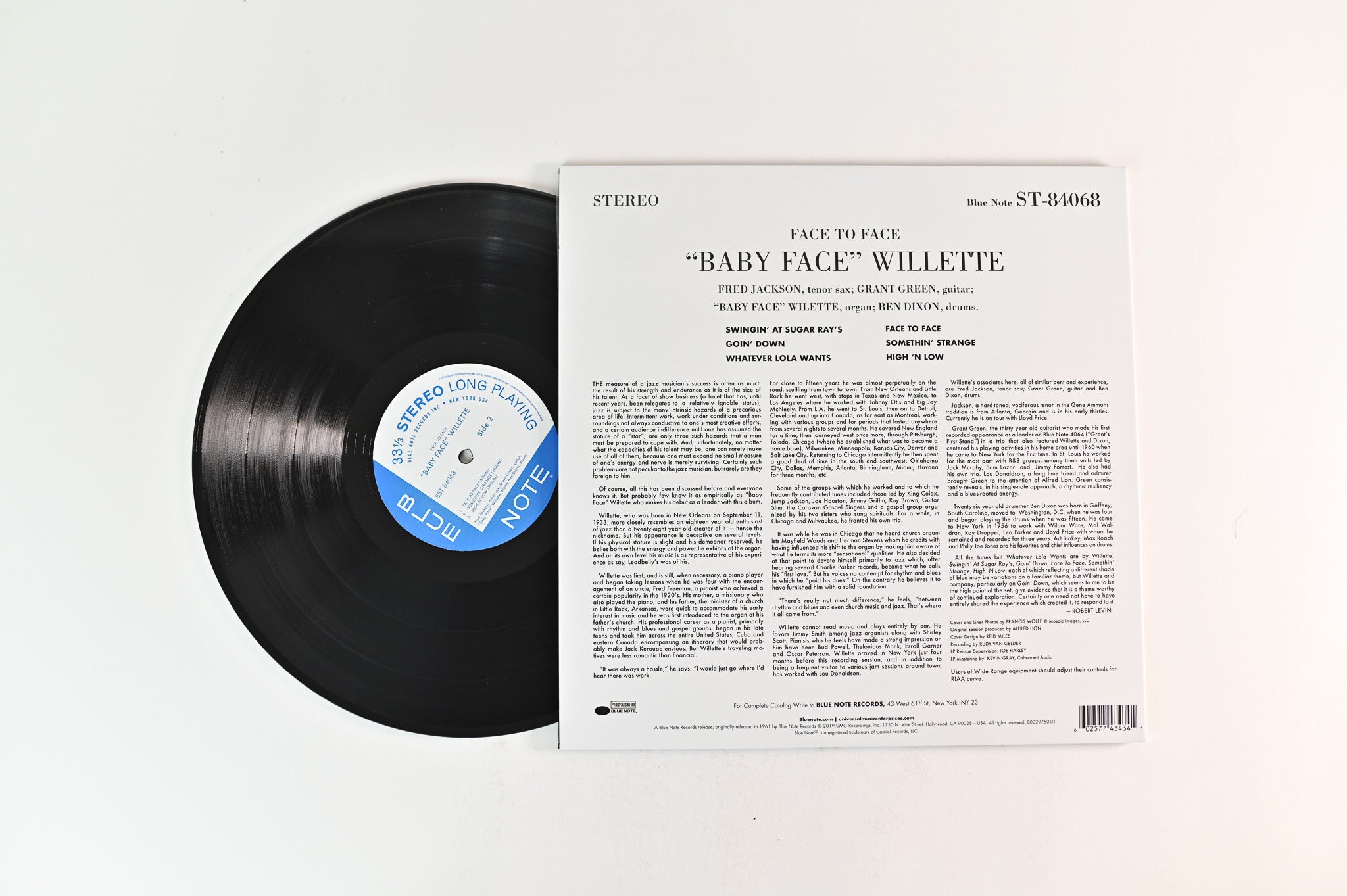 'Baby Face' Willette - Face to Face on Blue Note Tone Poet Series Reissue