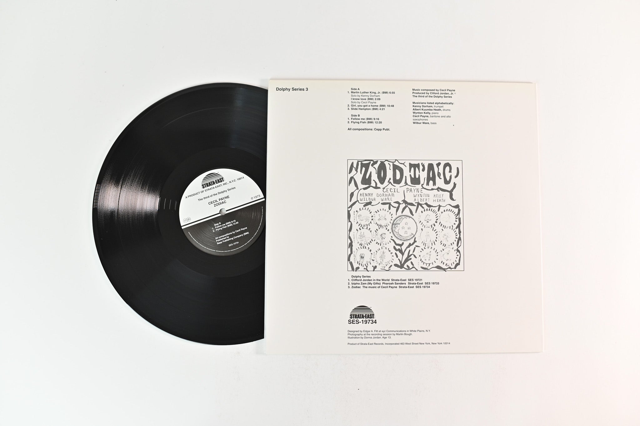 Cecil Payne - Zodiac (The Music Of Cecil Payne) on Strata East Ltd UK Reissue