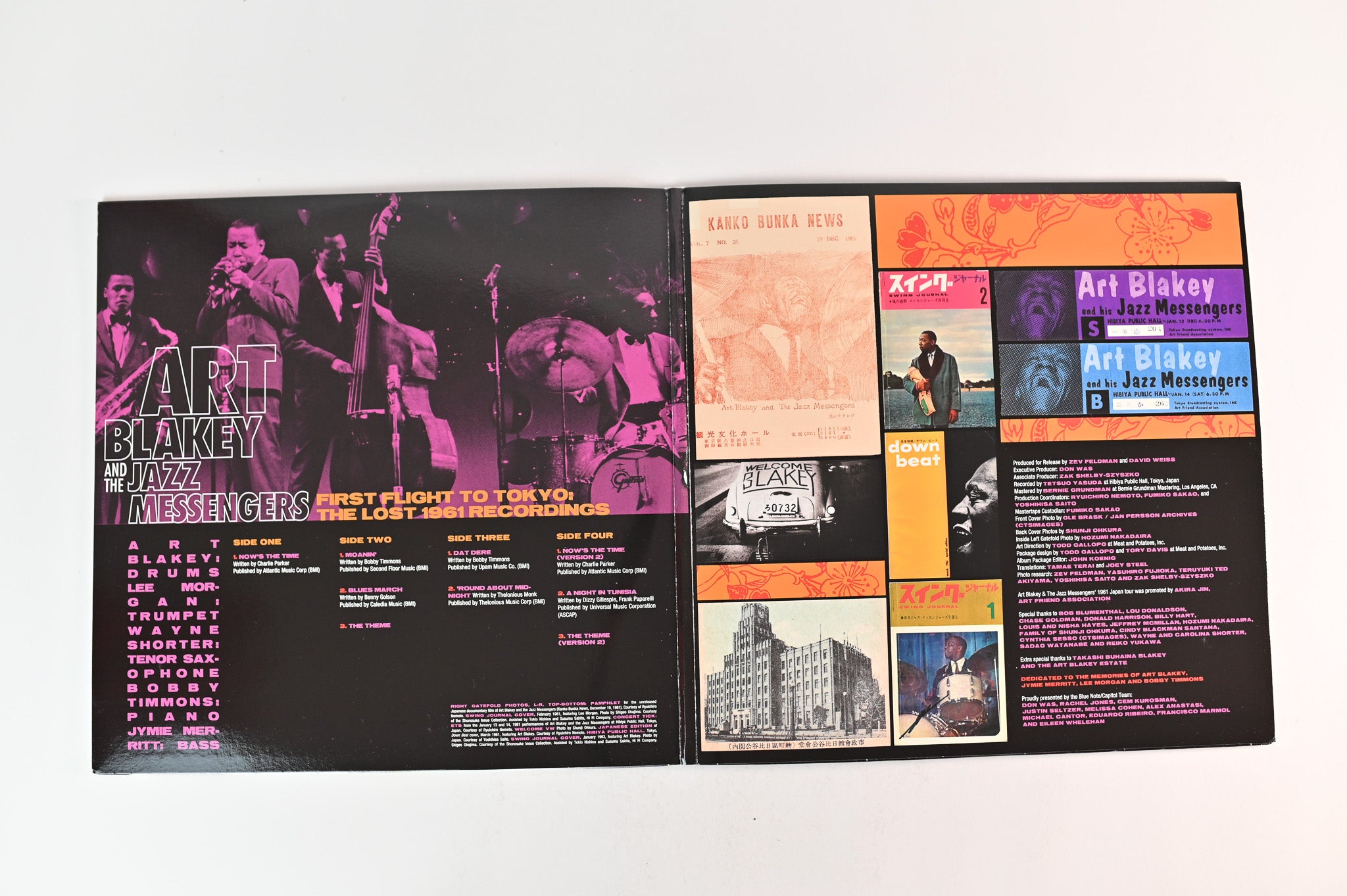 Art Blakey & The Jazz Messengers - First Flight To Tokyo: The Lost 1961 Recordings on Blue Note Ltd Mono 180 Gram