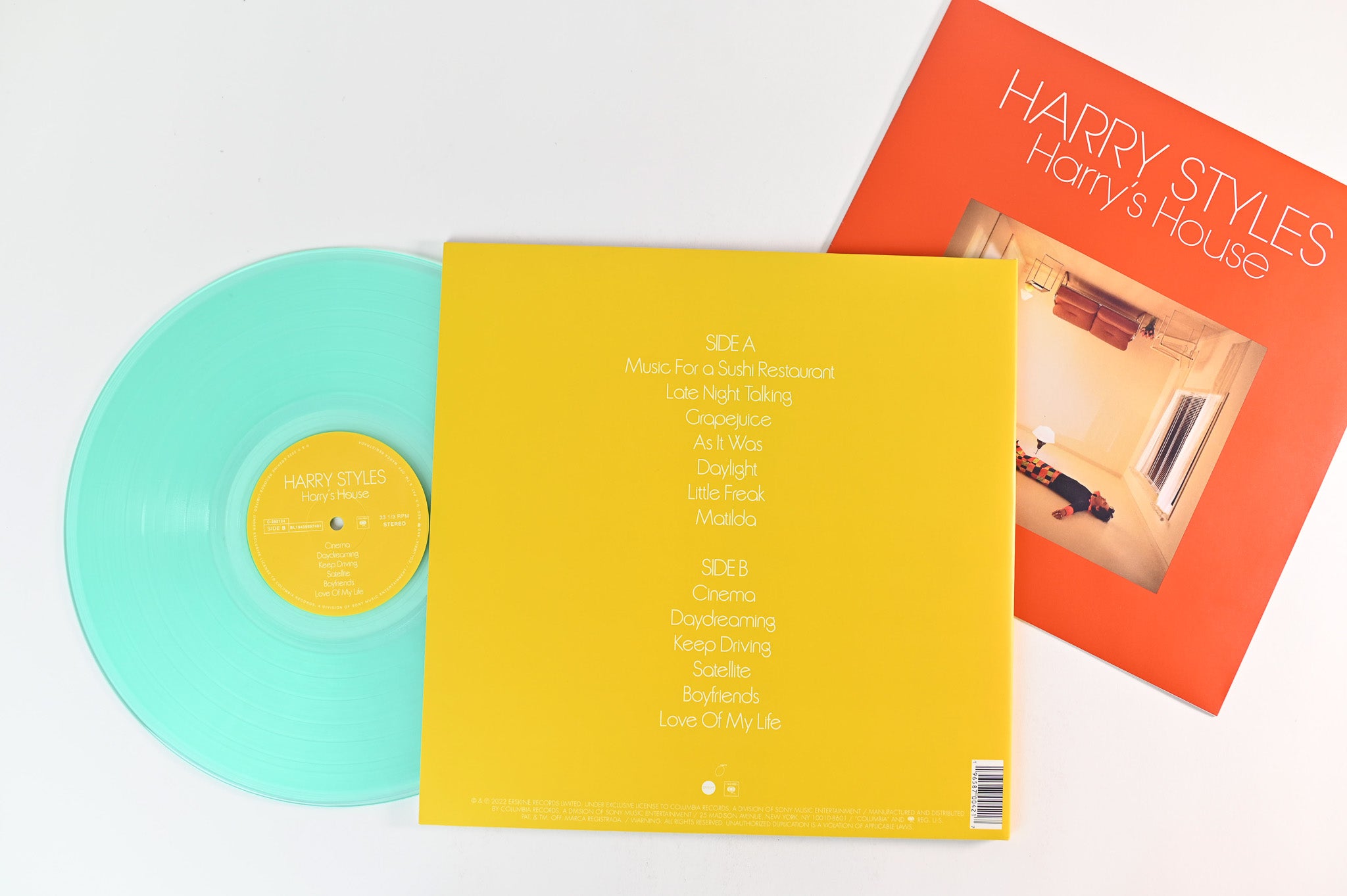 Harry Styles - Harry’s House on Erskine Ltd Sea Glass Vinyl